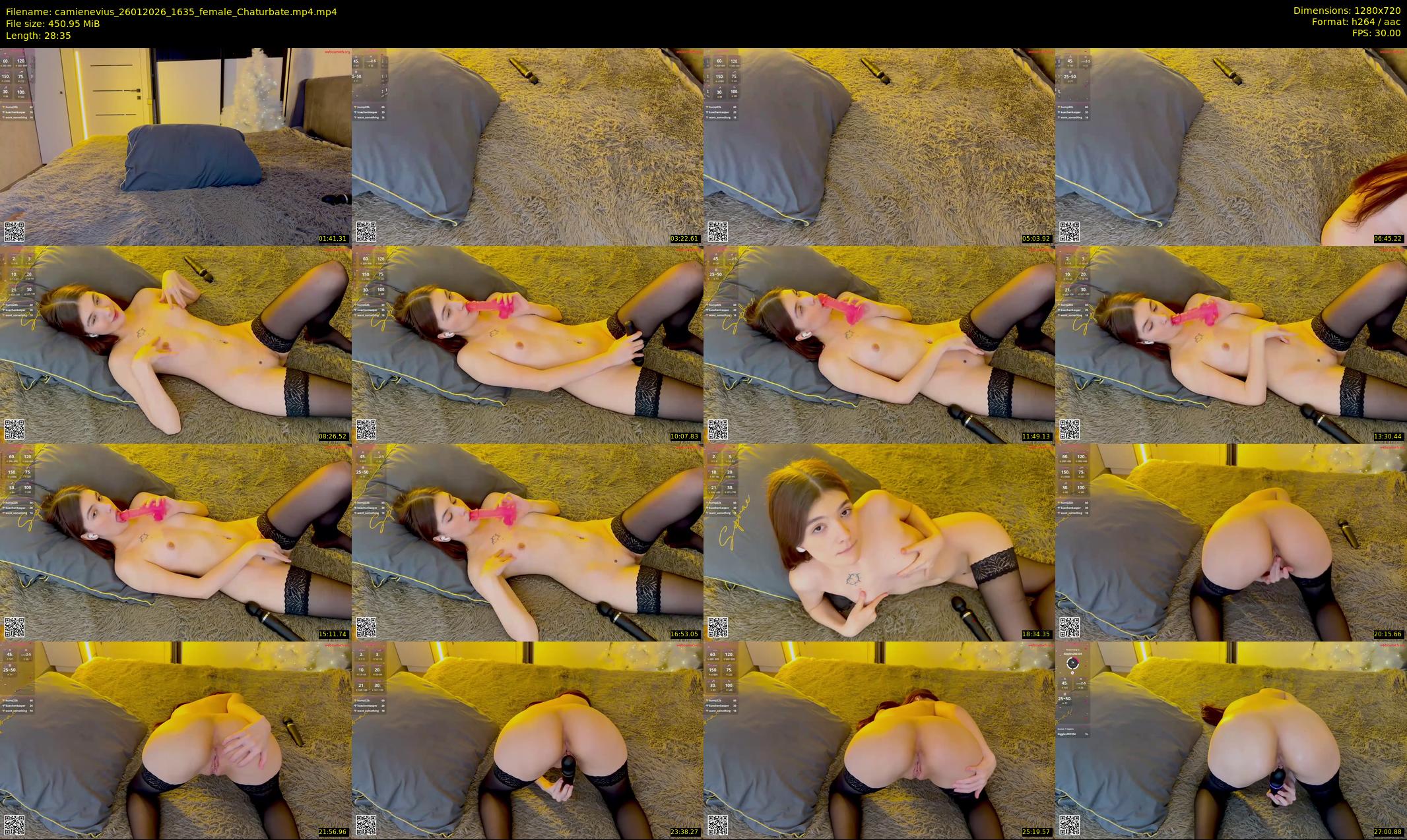 camienevius — 29 minute Chaturbate female cam show recording, 720p, Jan 26, 2026