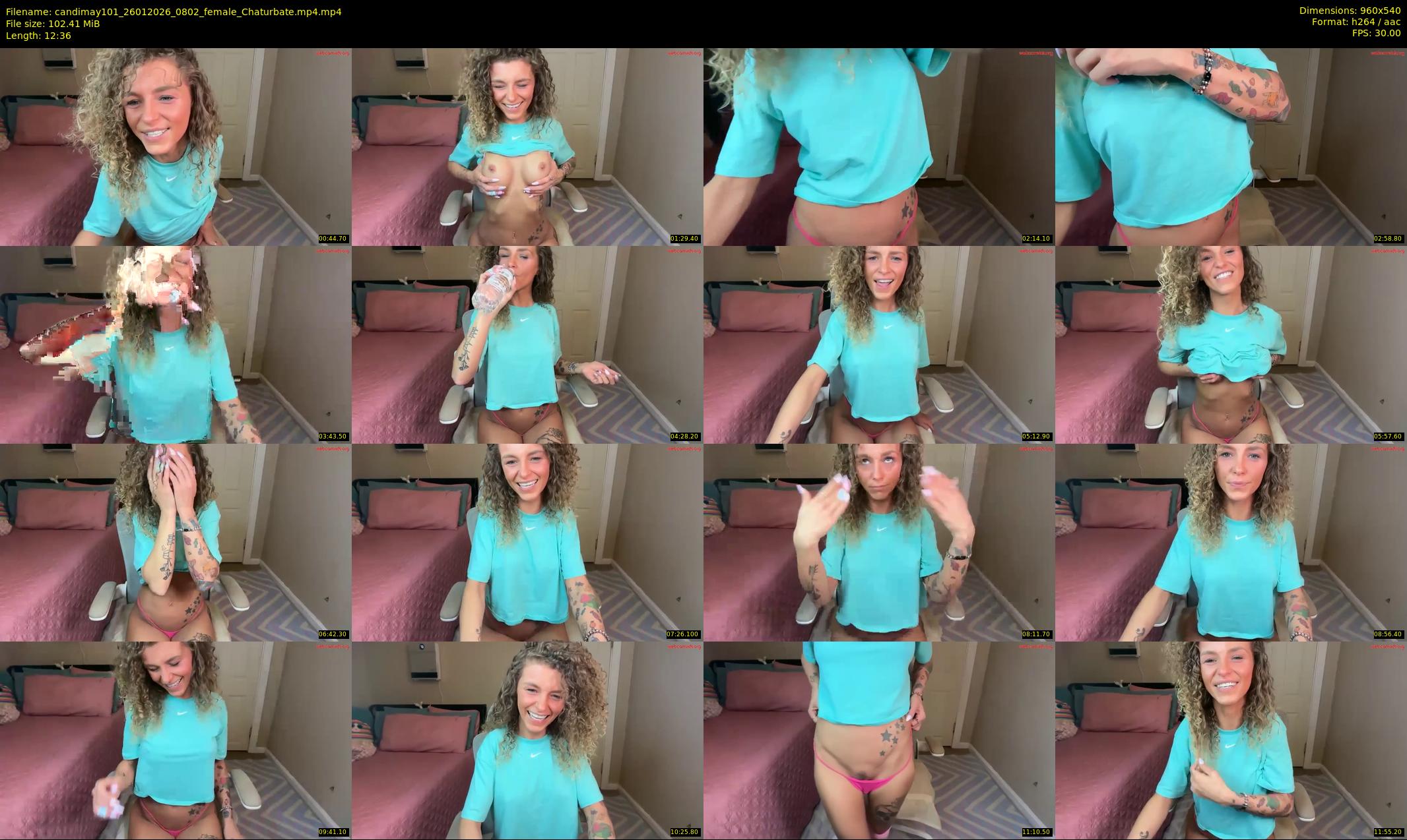 candimay101 — 13 minute Chaturbate female cam show recording, 480p, Jan 26, 2026