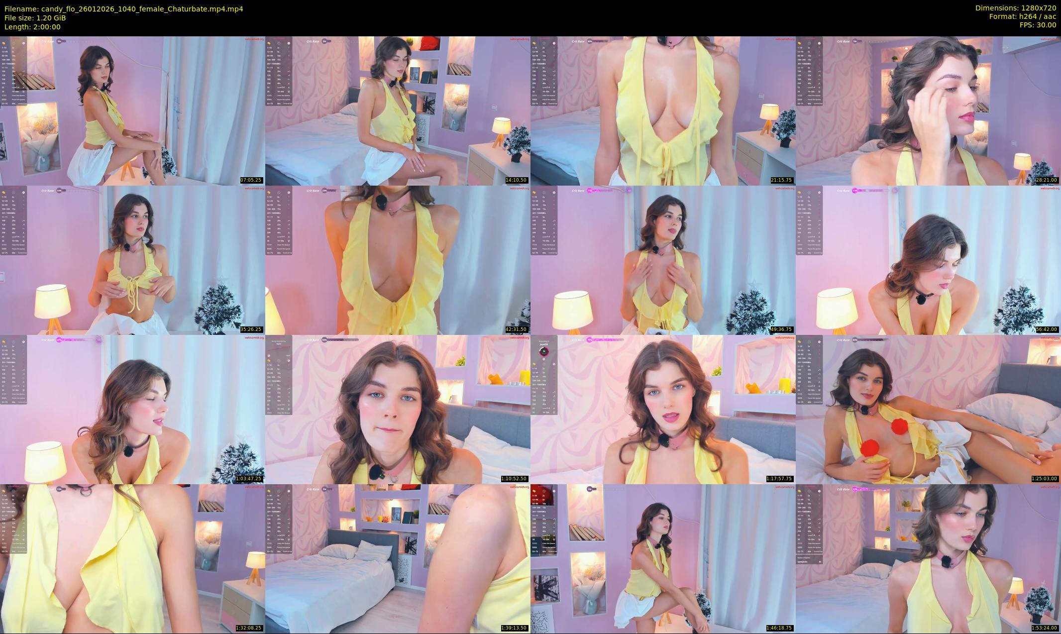 candy_flo — 120 minute Chaturbate female cam show recording, 720p, Jan 26, 2026