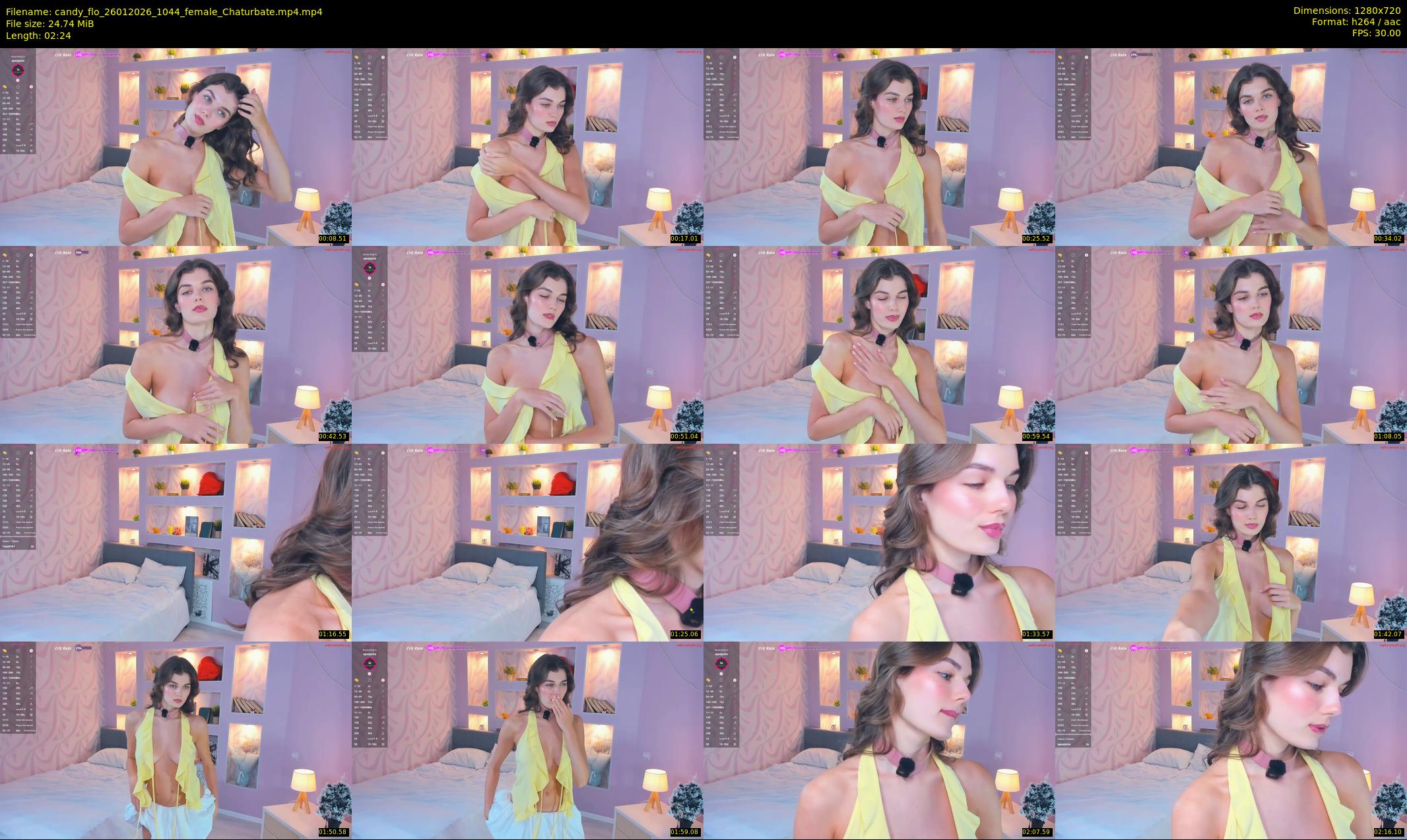 candy_flo — 3 minute Chaturbate female cam show recording, 720p, Jan 26, 2026