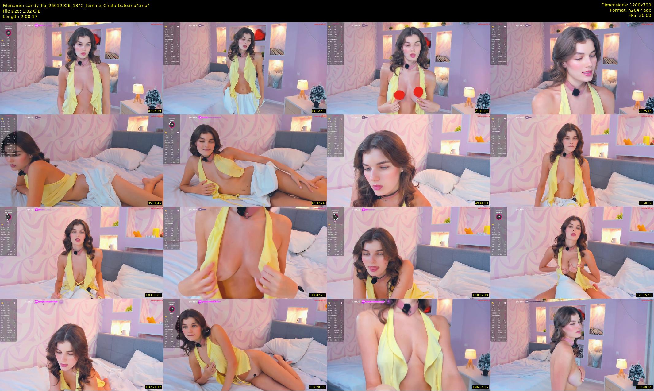 candy_flo — 121 minute Chaturbate female cam show recording, 720p, Jan 26, 2026