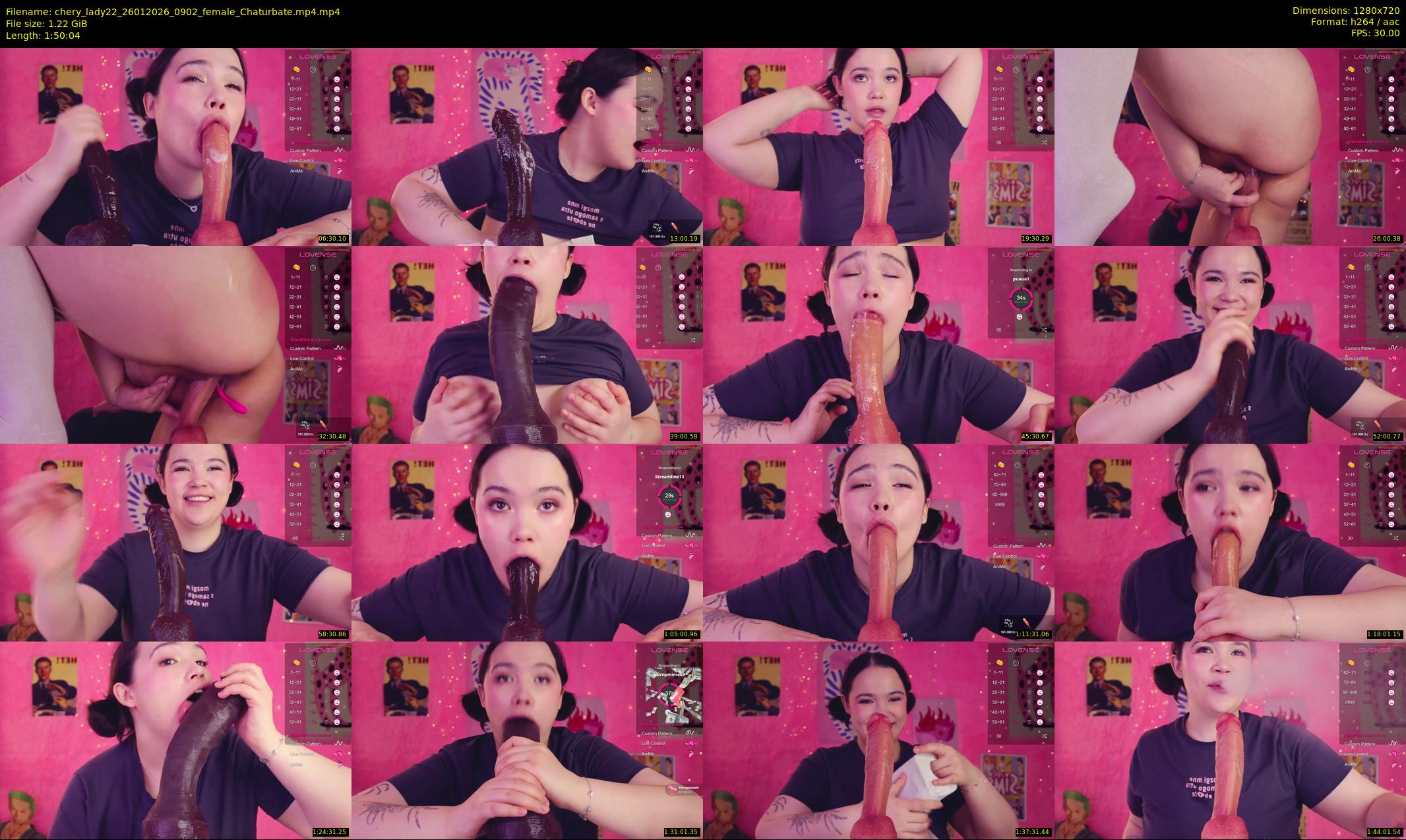 chery_lady22 — 111 minute Chaturbate female cam show recording, 720p, Jan 26, 2026
