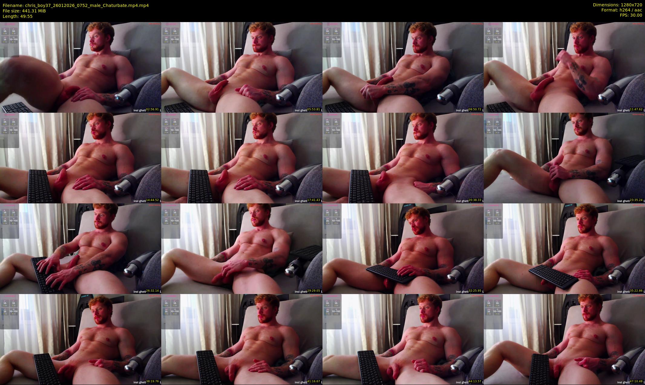 chris_boy37 — 50 minute Chaturbate male cam show recording, 720p, Jan 26, 2026