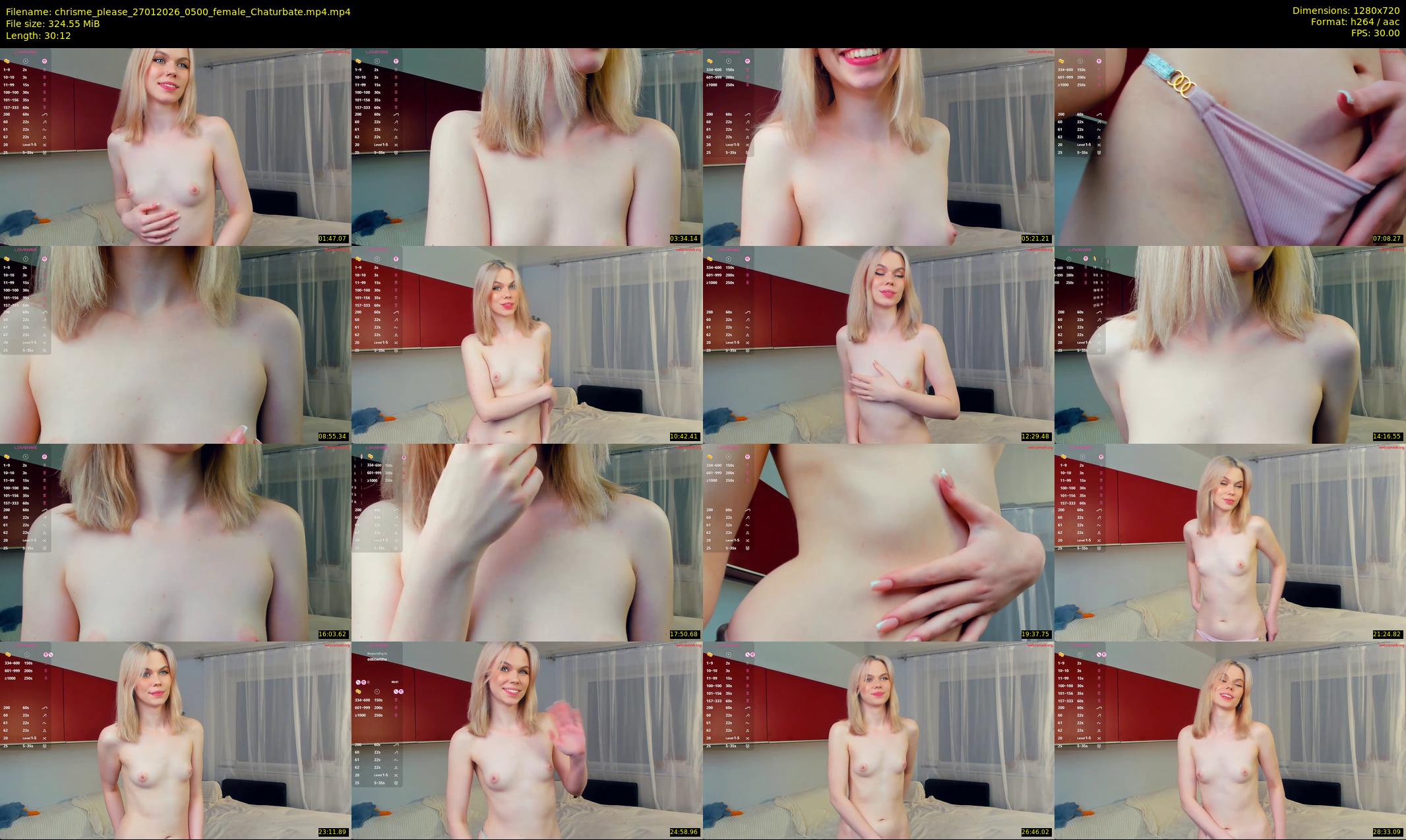 chrisme_please — 31 minute Chaturbate female cam show recording, 720p, Jan 27, 2026