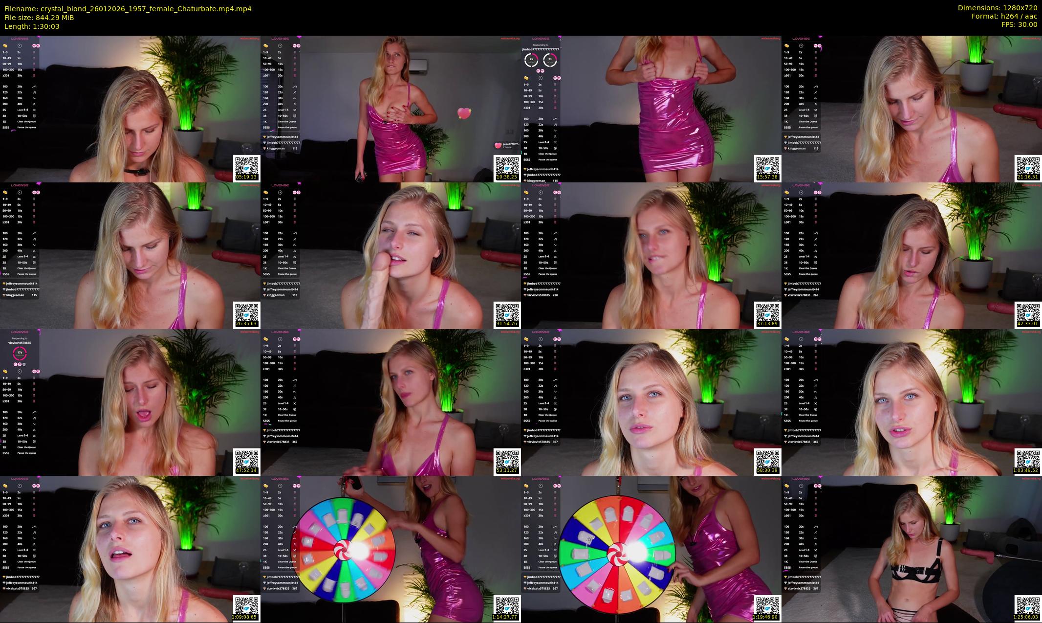 crystal_blond — 91 minute Chaturbate female cam show recording, 720p, Jan 26, 2026