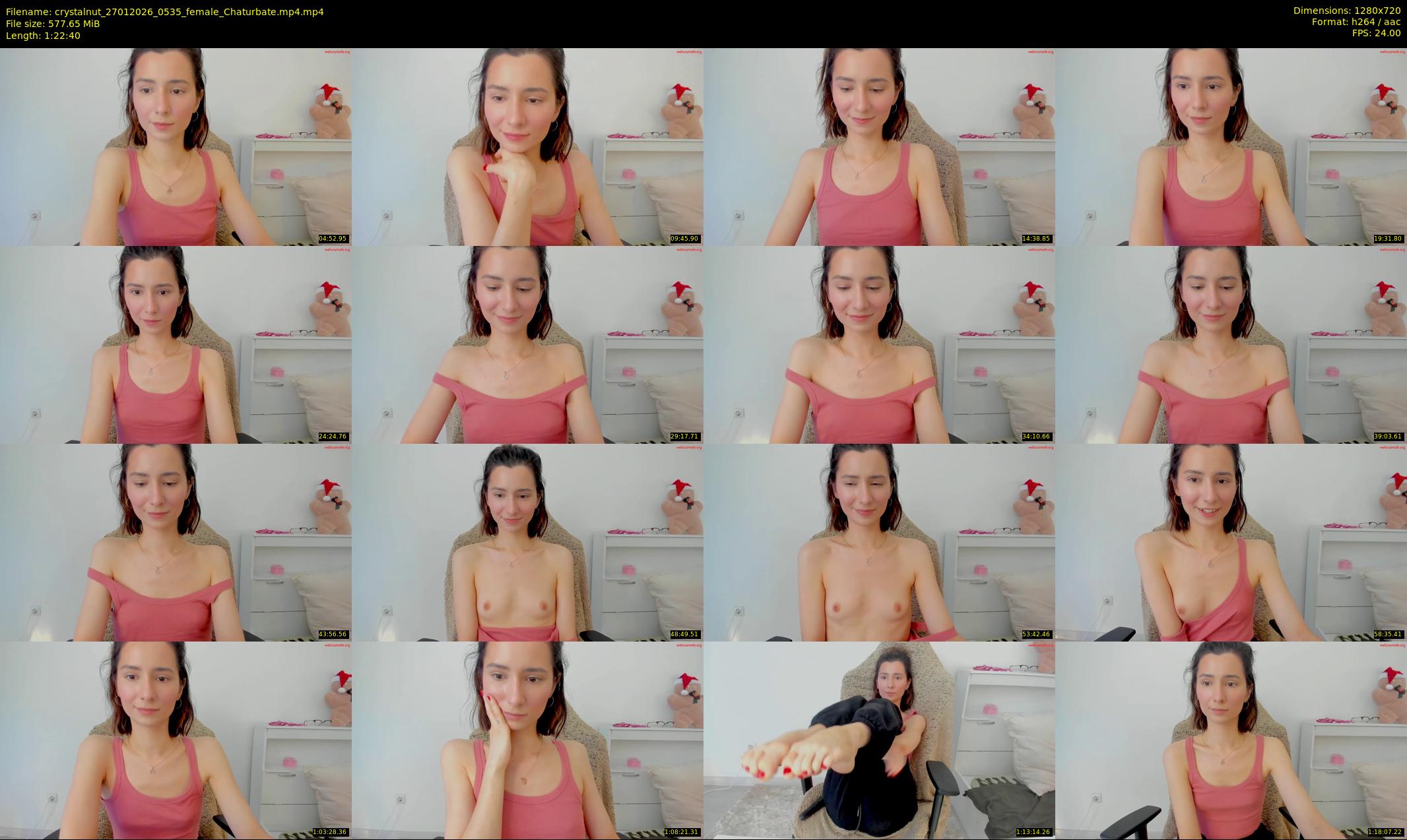 crystalnut — 83 minute Chaturbate female cam show recording, 720p, Jan 27, 2026