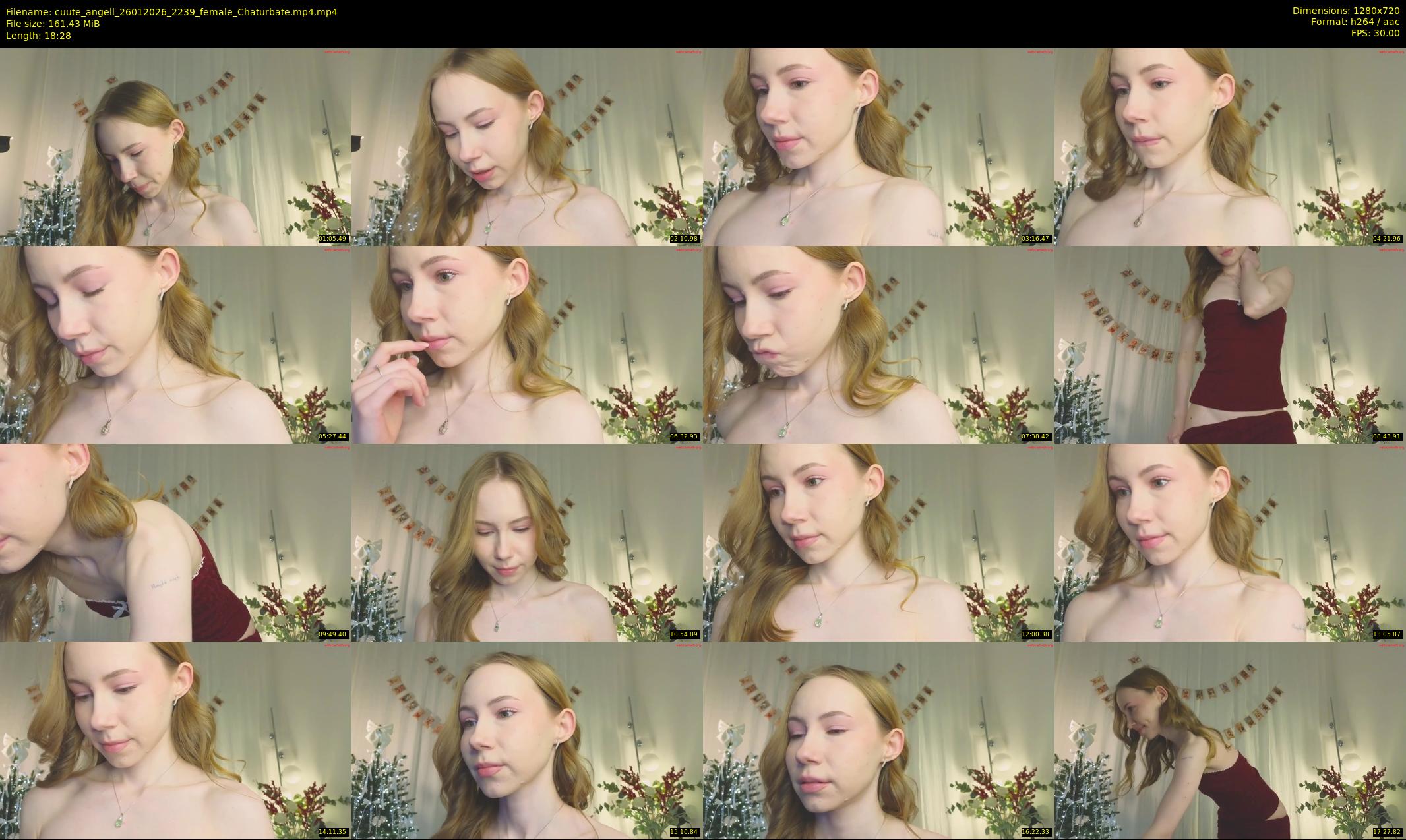 cuute_angell — 19 minute Chaturbate female cam show recording, 720p, Jan 26, 2026
