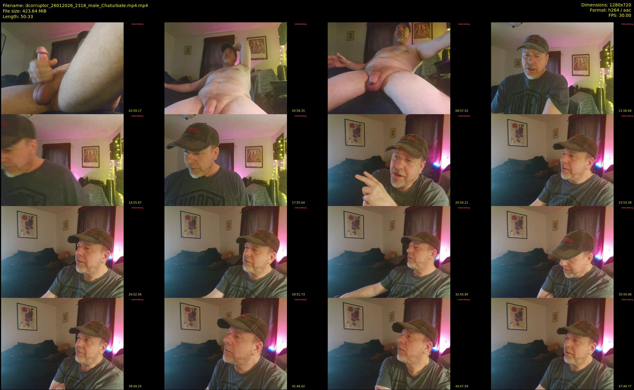 dcorruptor — 51 minute Chaturbate male cam show recording, 720p, Jan 26, 2026