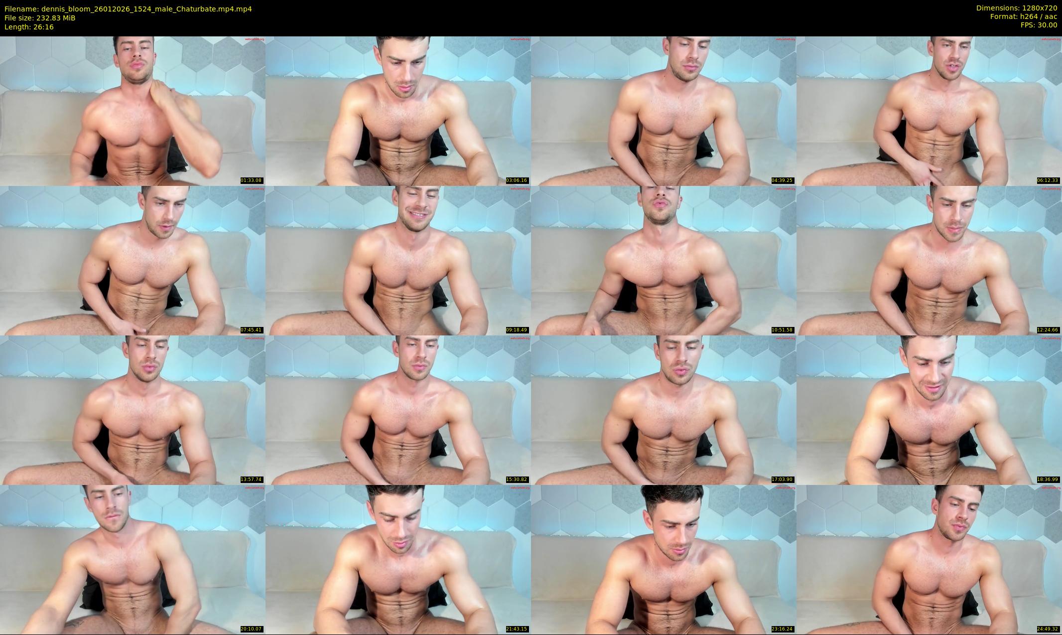 dennis_bloom — 27 minute Chaturbate male cam show recording, 720p, Jan 26, 2026