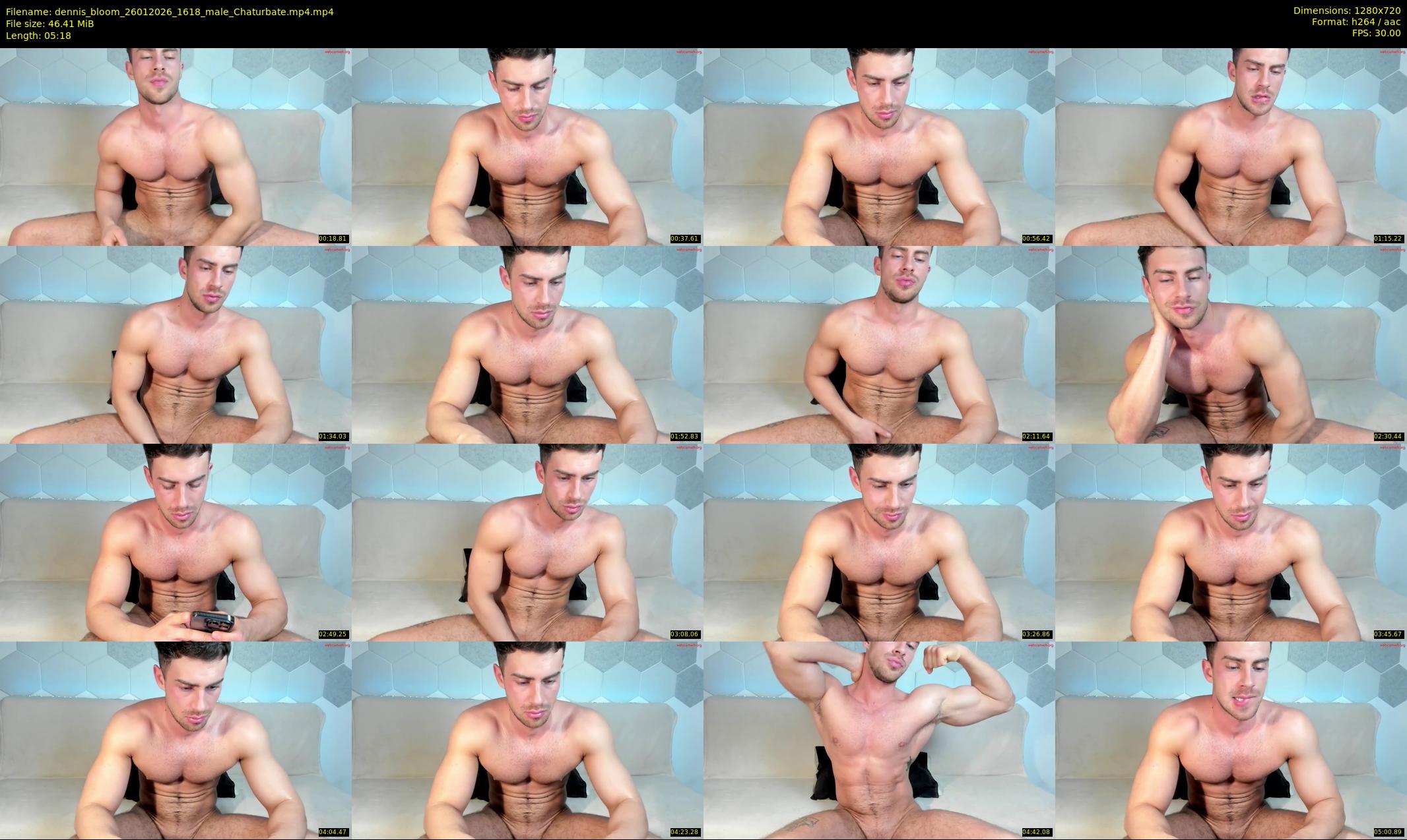 dennis_bloom — 6 minute Chaturbate male cam show recording, 720p, Jan 26, 2026