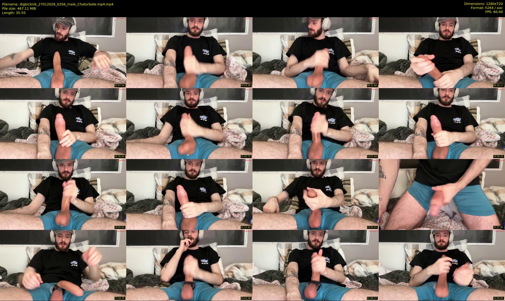 digbicknik — 36 minute Chaturbate male cam show recording, 720p, Jan 27, 2026