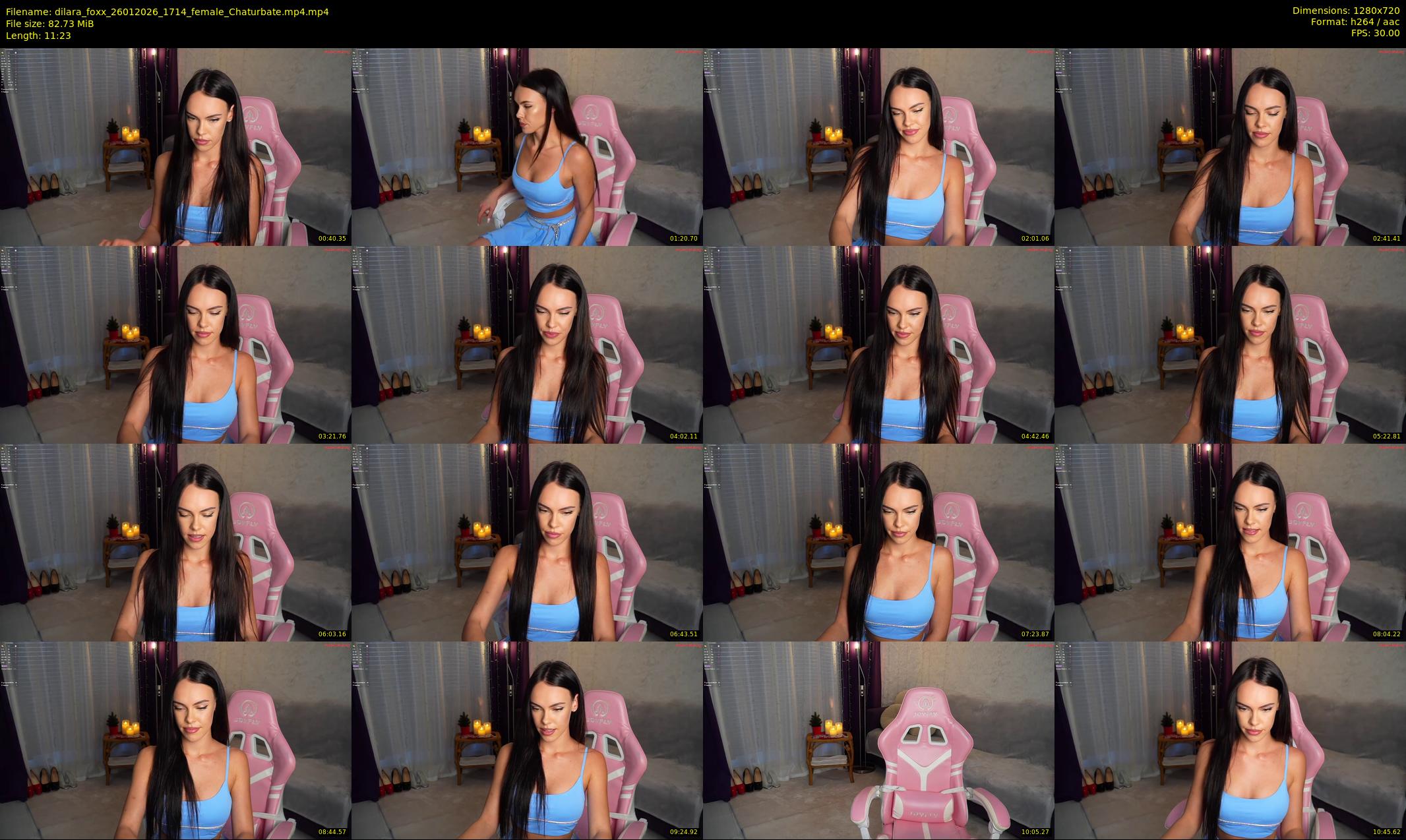 dilara_foxx — 12 minute Chaturbate female cam show recording, 720p, Jan 26, 2026