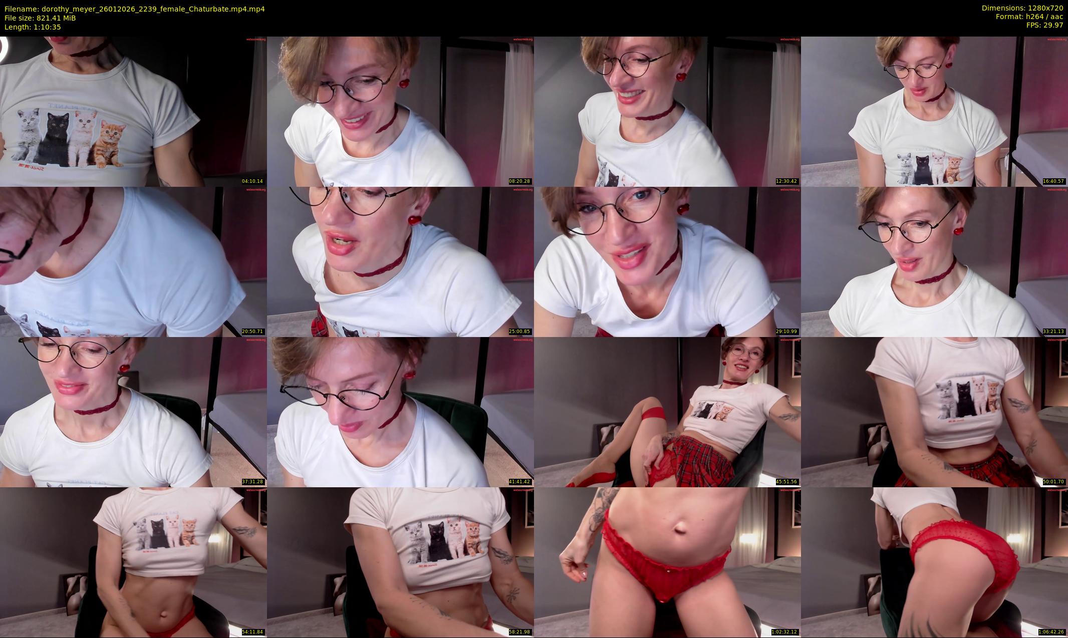dorothy_meyer — 71 minute Chaturbate female cam show recording, 720p, Jan 26, 2026
