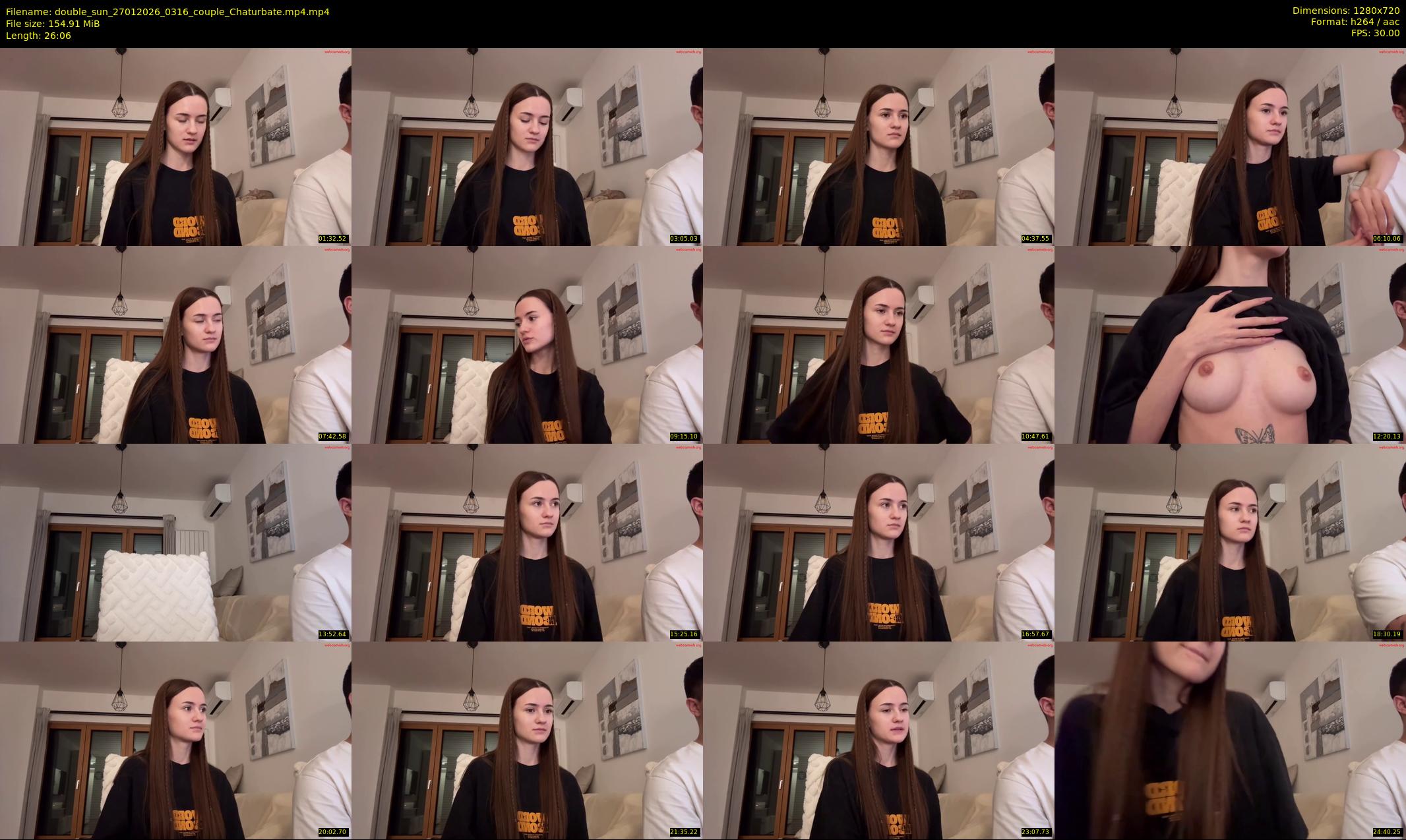 double_sun — 27 minute Chaturbate couple cam show recording, 720p, Jan 27, 2026
