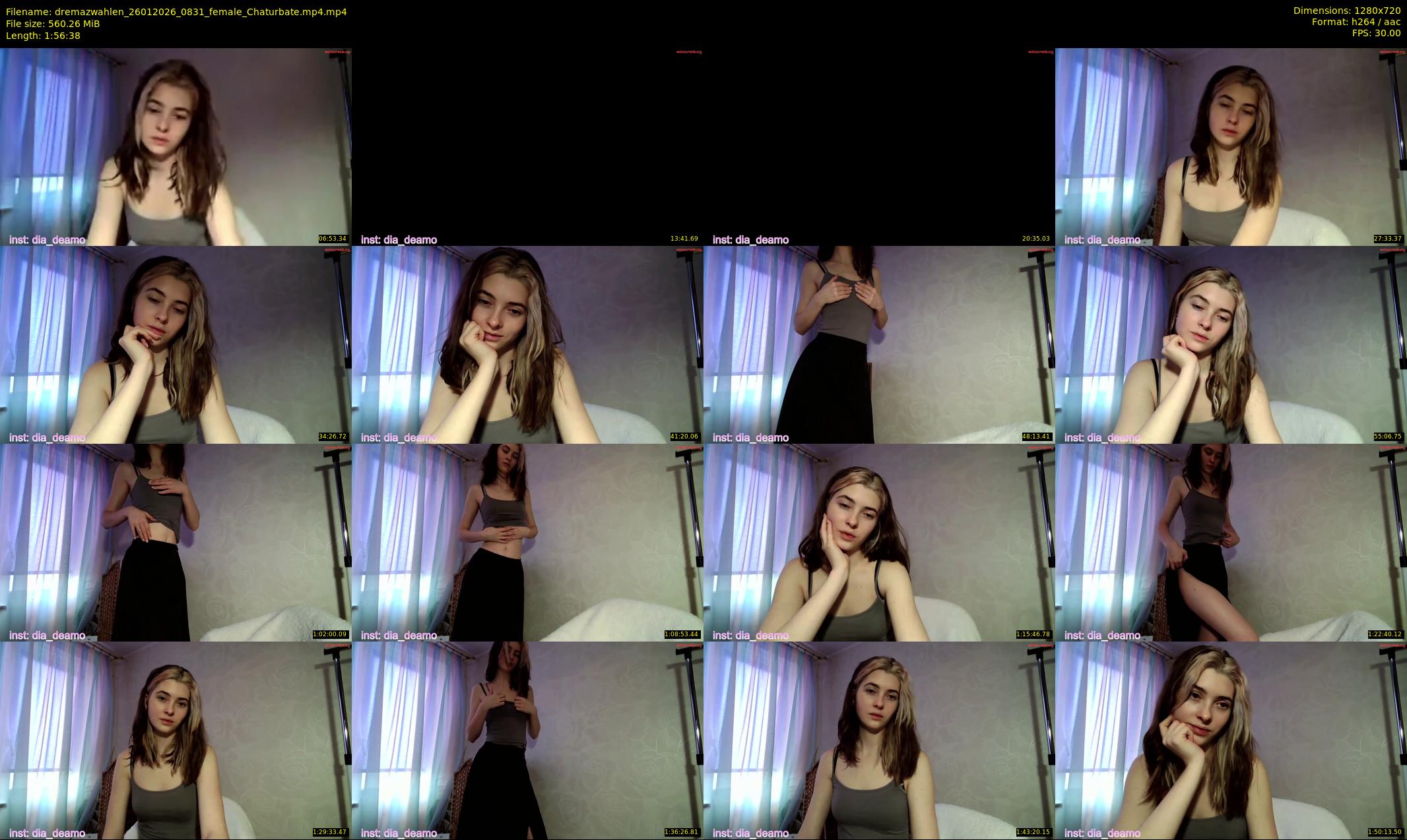 dremazwahlen — 117 minute Chaturbate female cam show recording, 720p, Jan 26, 2026