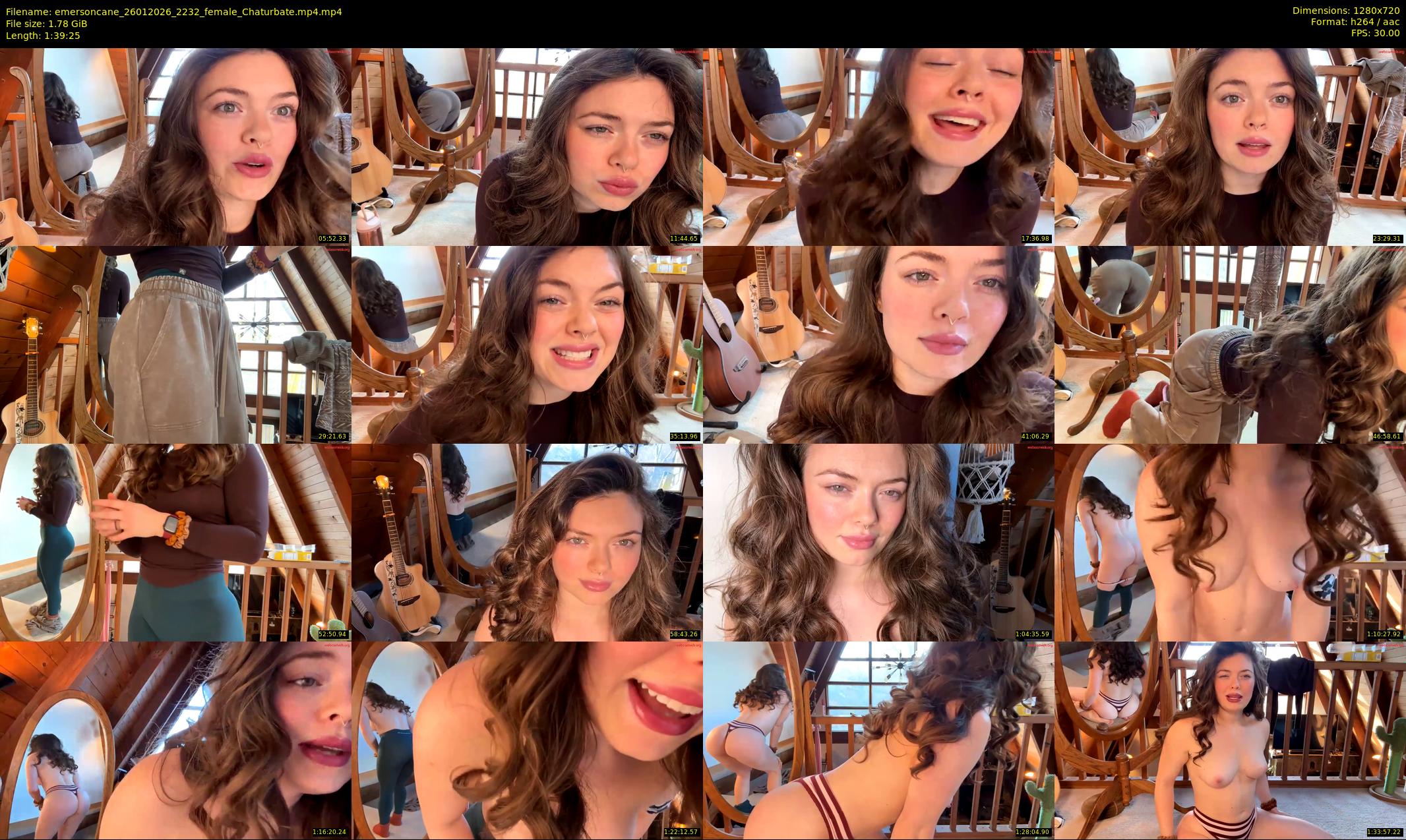 emersoncane — 100 minute Chaturbate female cam show recording, 720p, Jan 26, 2026