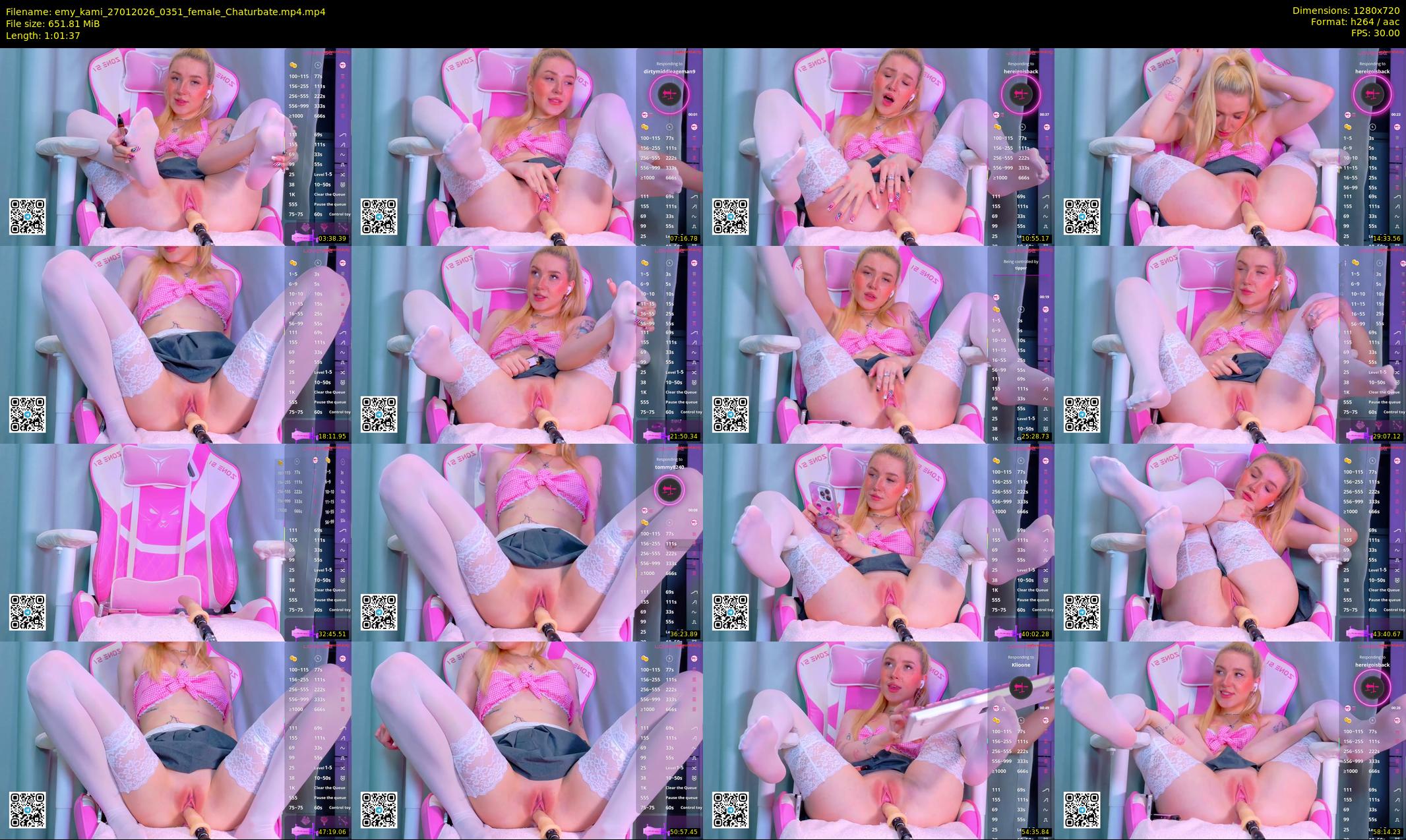 emy_kami — 62 minute Chaturbate female cam show recording, 720p, Jan 27, 2026