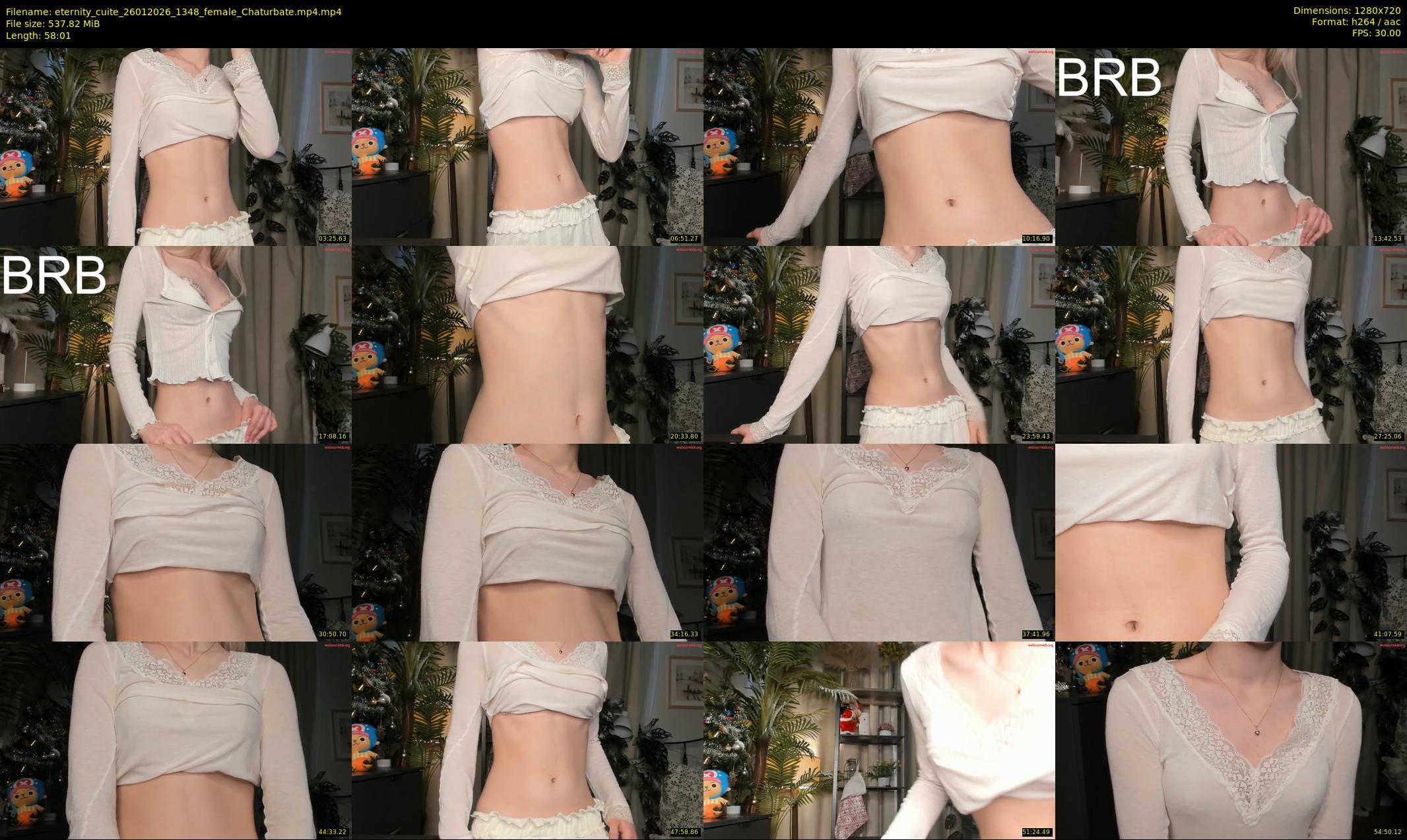 eternity_cuite — 59 minute Chaturbate female cam show recording, 720p, Jan 26, 2026