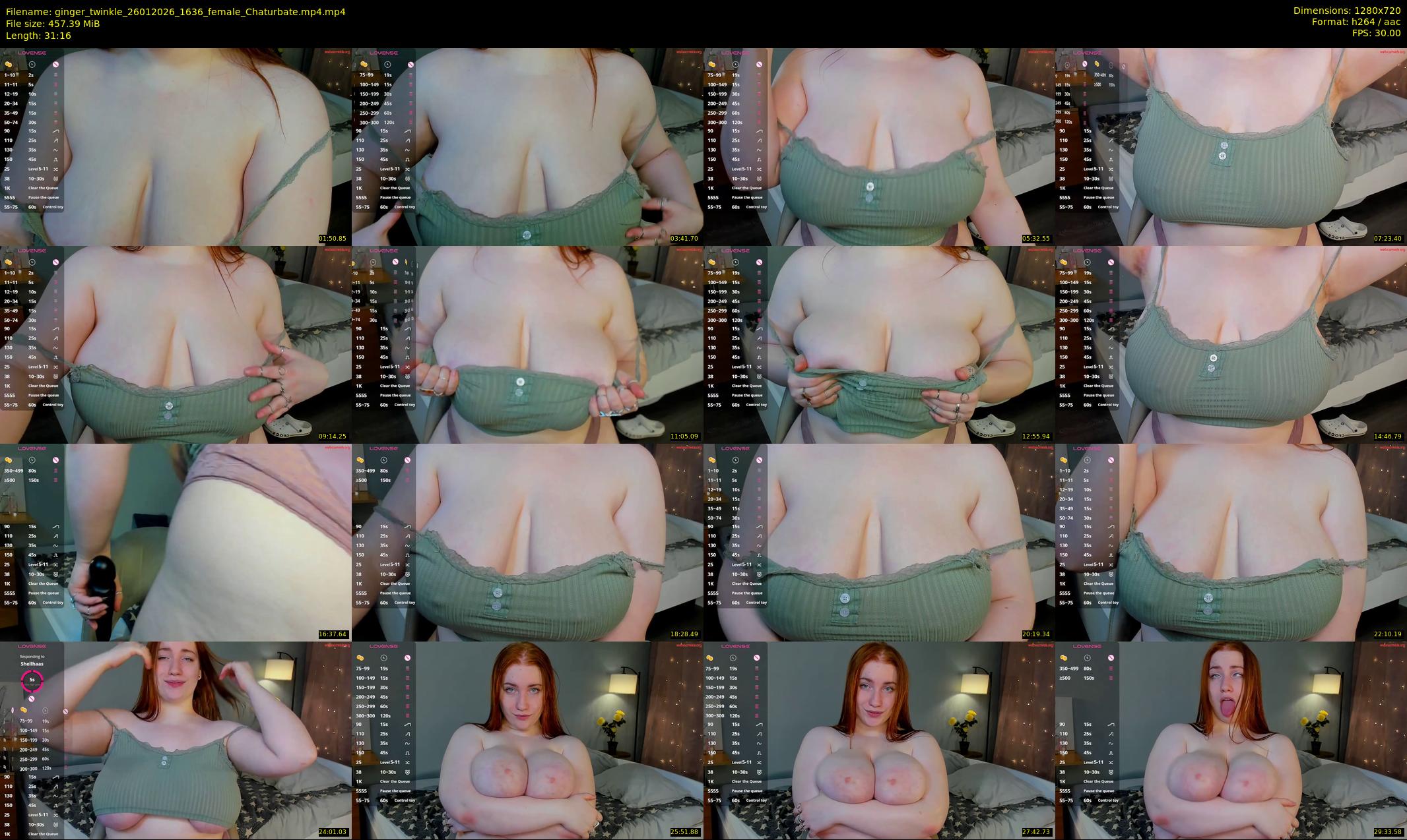 ginger_twinkle — 32 minute Chaturbate female cam show recording, 720p, Jan 26, 2026