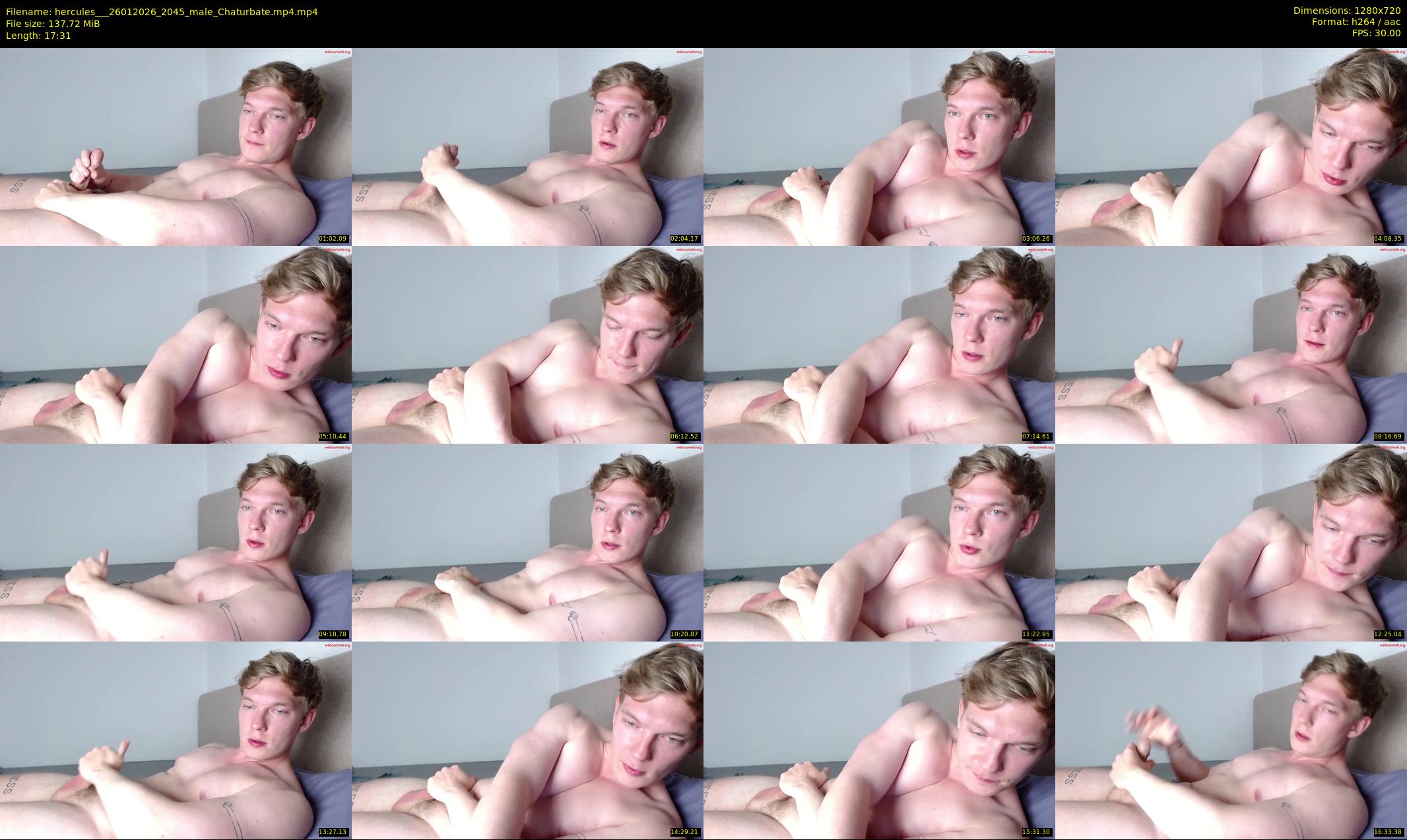 hercules__ — 18 minute Chaturbate male cam show recording, 720p, Jan 26, 2026