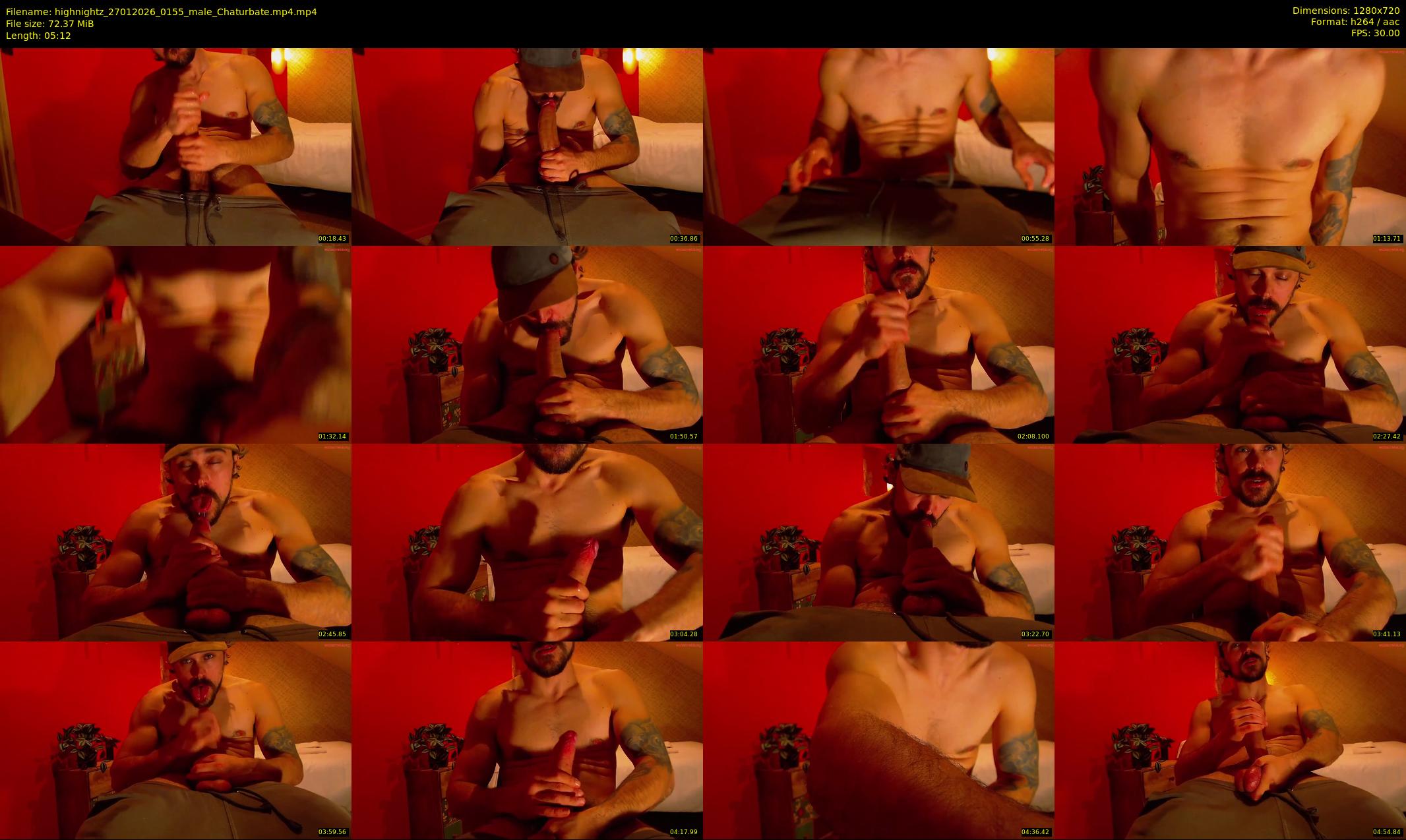 highnightz — 6 minute Chaturbate male cam show recording, 720p, Jan 27, 2026