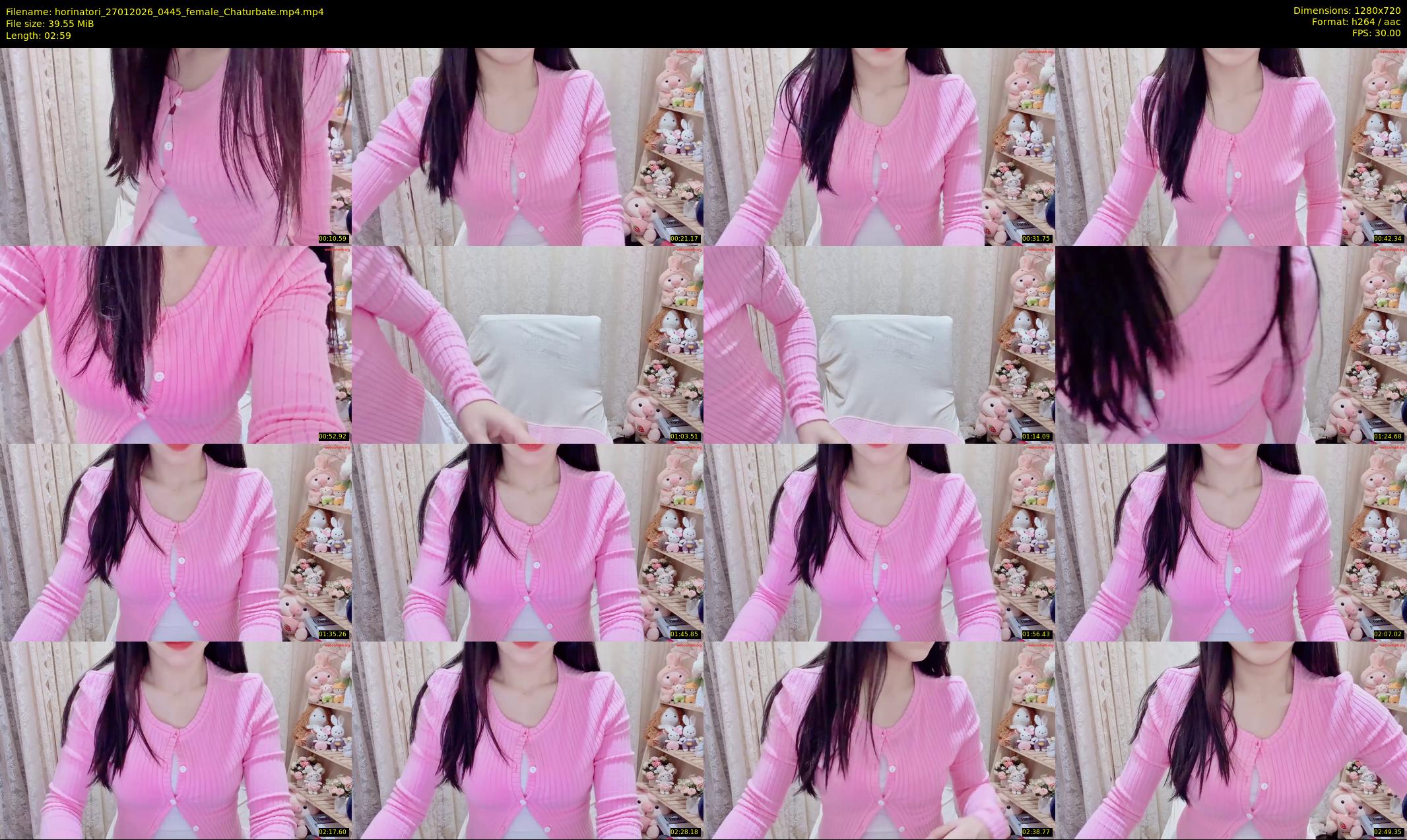 horinatori — 3 minute Chaturbate female cam show recording, 720p, Jan 27, 2026