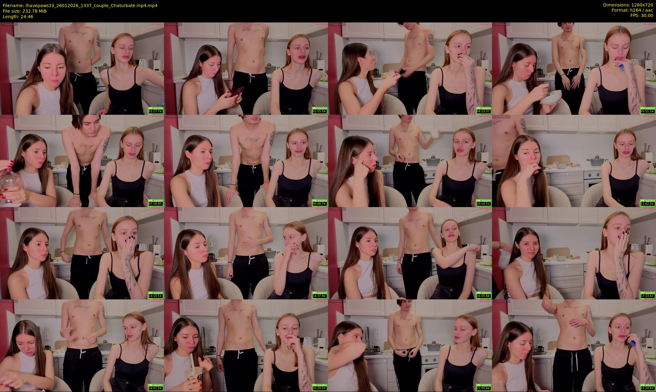 ihavepaws33 — 25 minute Chaturbate couple cam show recording, 720p, Jan 26, 2026