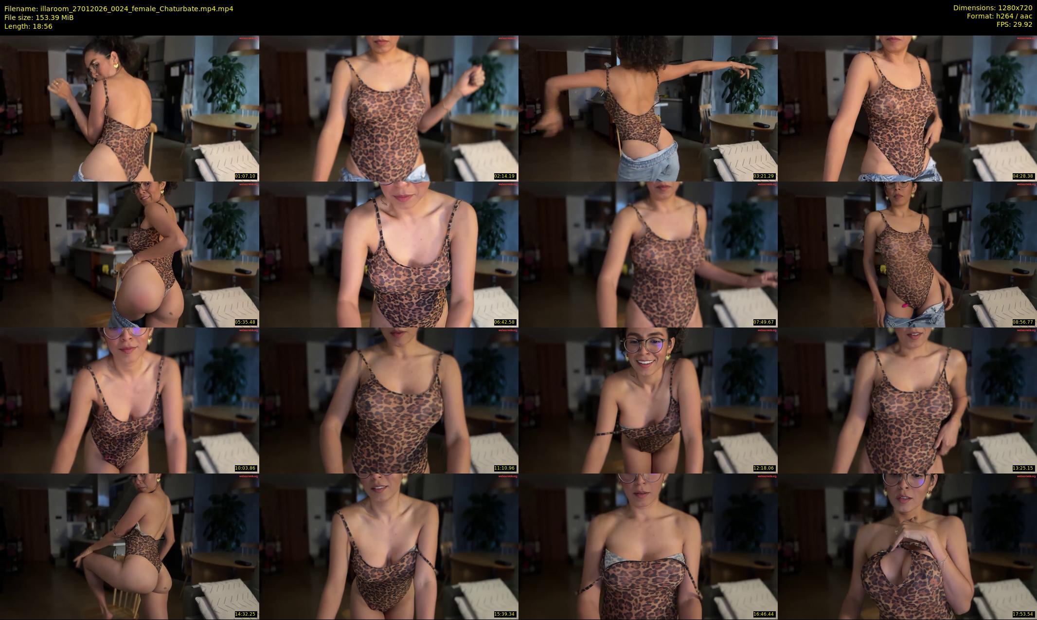 illaroom — 19 minute Chaturbate female cam show recording, 720p, Jan 27, 2026