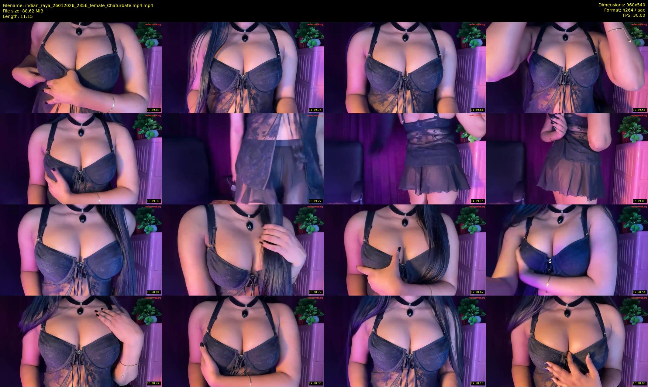indian_raya — 12 minute Chaturbate female cam show recording, 480p, Jan 26, 2026