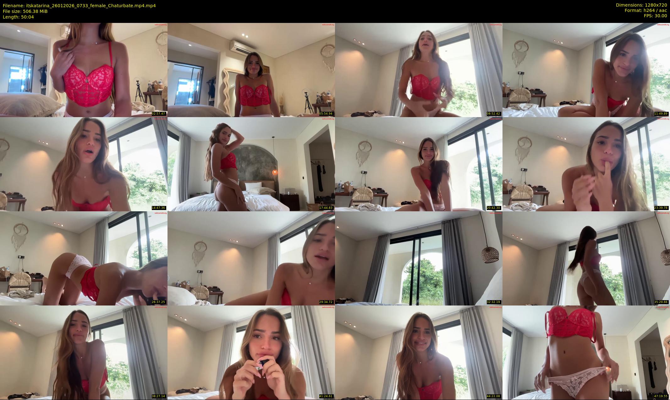 itskatarina — 51 minute Chaturbate female cam show recording, 720p, Jan 26, 2026