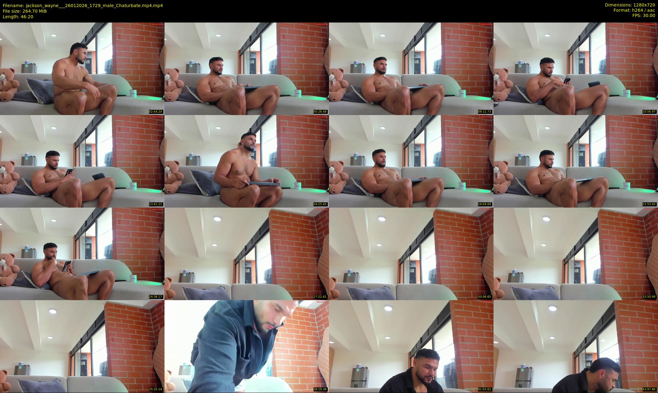 jackson_wayne__ — 47 minute Chaturbate male cam show recording, 720p, Jan 26, 2026