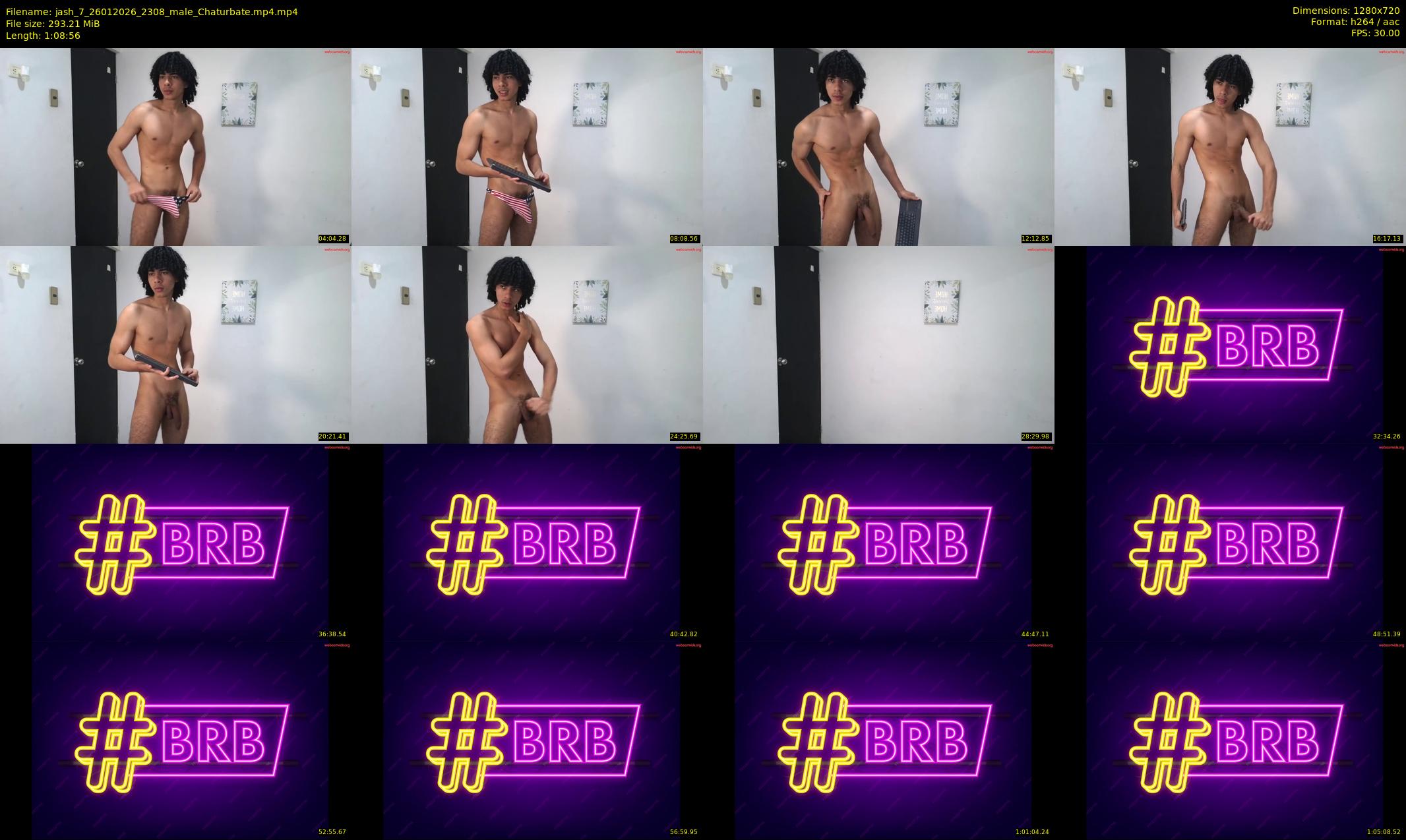 jash_7 — 69 minute Chaturbate male cam show recording, 720p, Jan 26, 2026