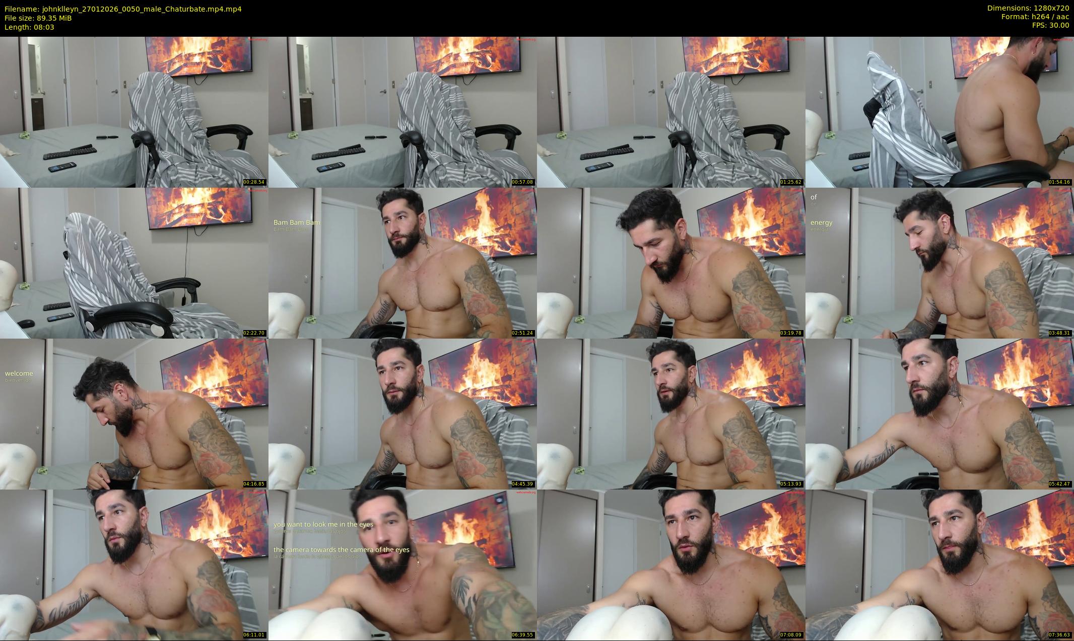 johnklleyn — 9 minute Chaturbate male cam show recording, 720p, Jan 27, 2026