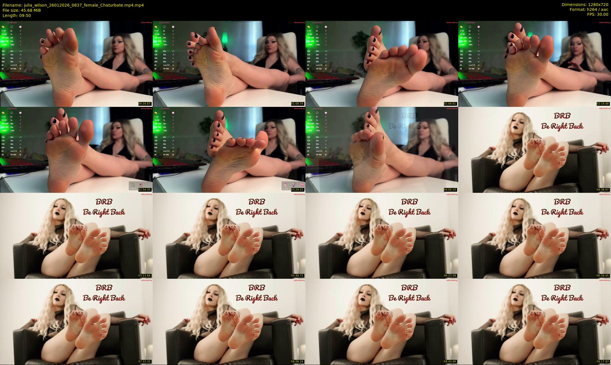 julia_wilson — 10 minute Chaturbate female cam show recording, 720p, Jan 26, 2026