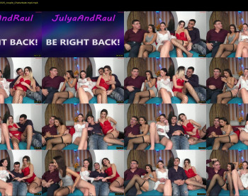 julyaandraul — 73 minute Chaturbate couple cam show recording, 720p, Jan 27, 2026
