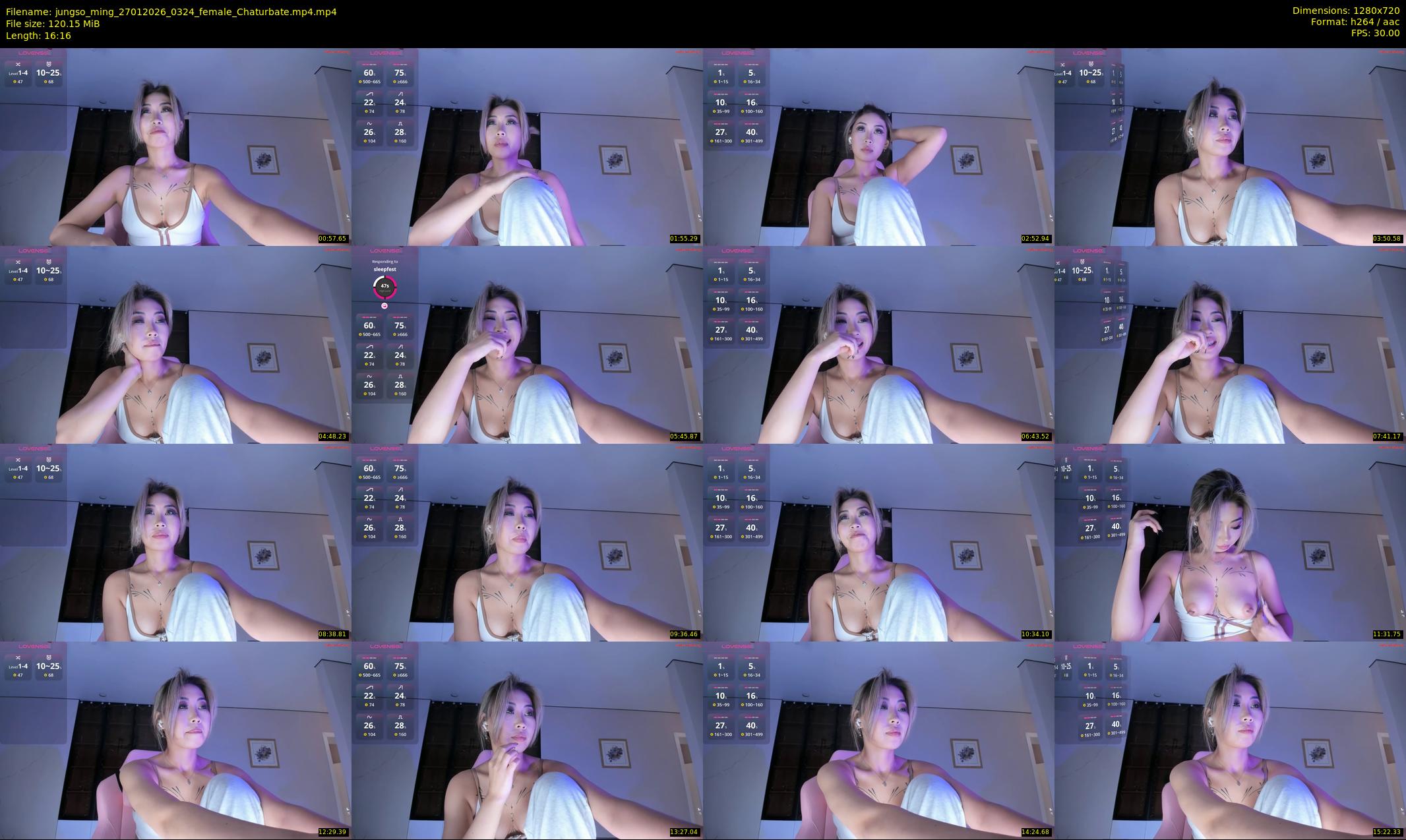 jungso_ming — 17 minute Chaturbate female cam show recording, 720p, Jan 27, 2026