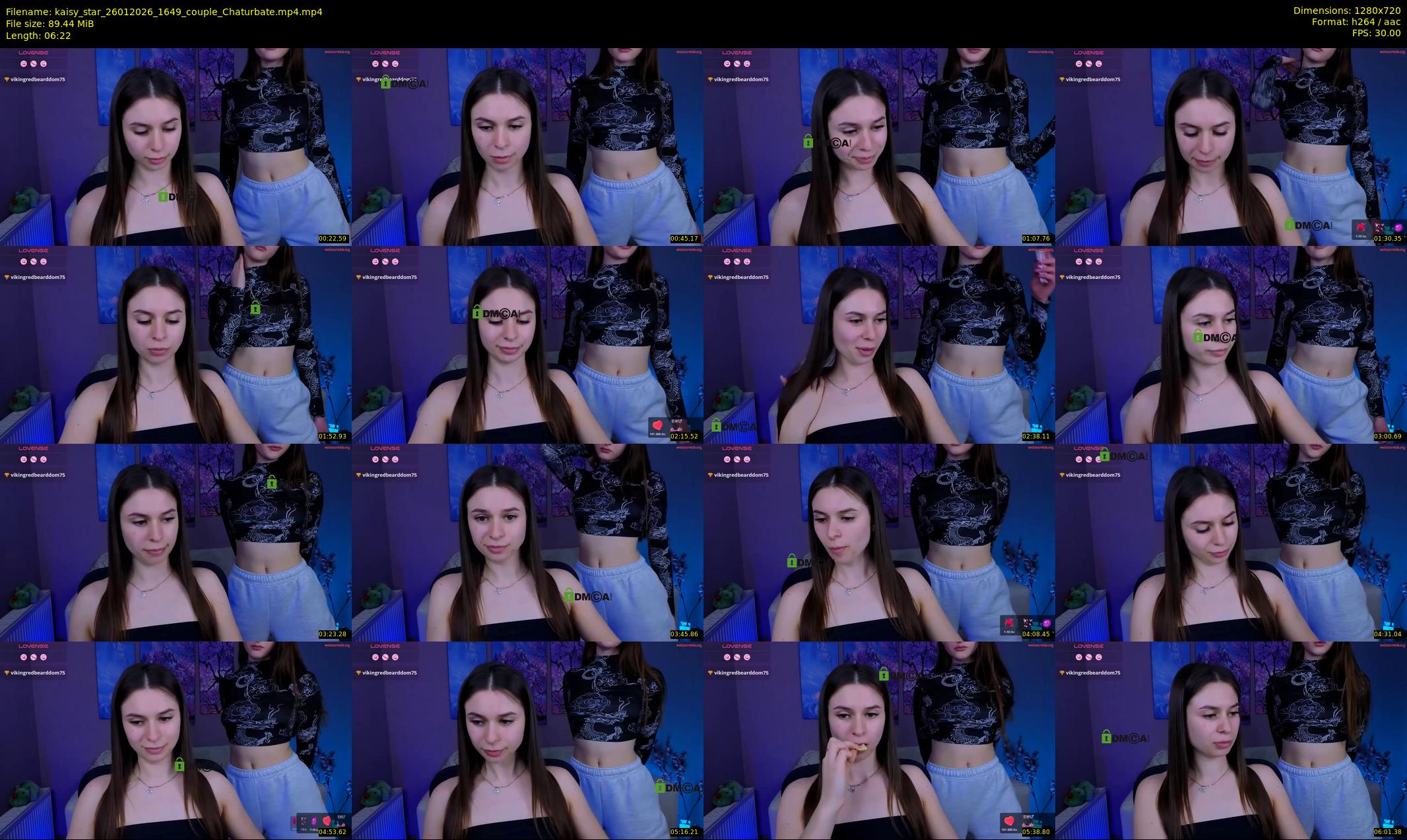 kaisy_star — 7 minute Chaturbate female cam show recording, 720p, Jan 26, 2026