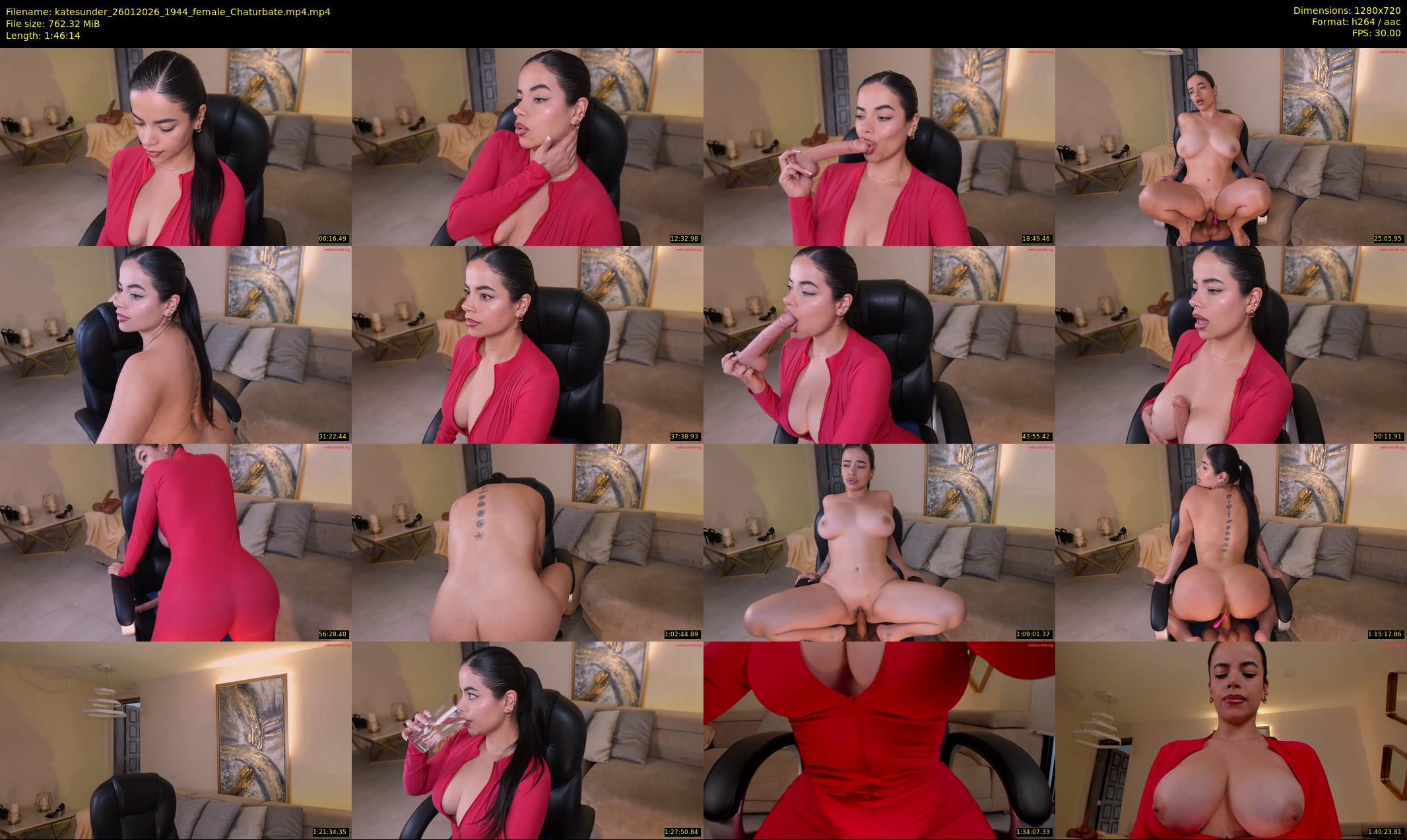 katesunder — 107 minute Chaturbate female cam show recording, 720p, Jan 26, 2026