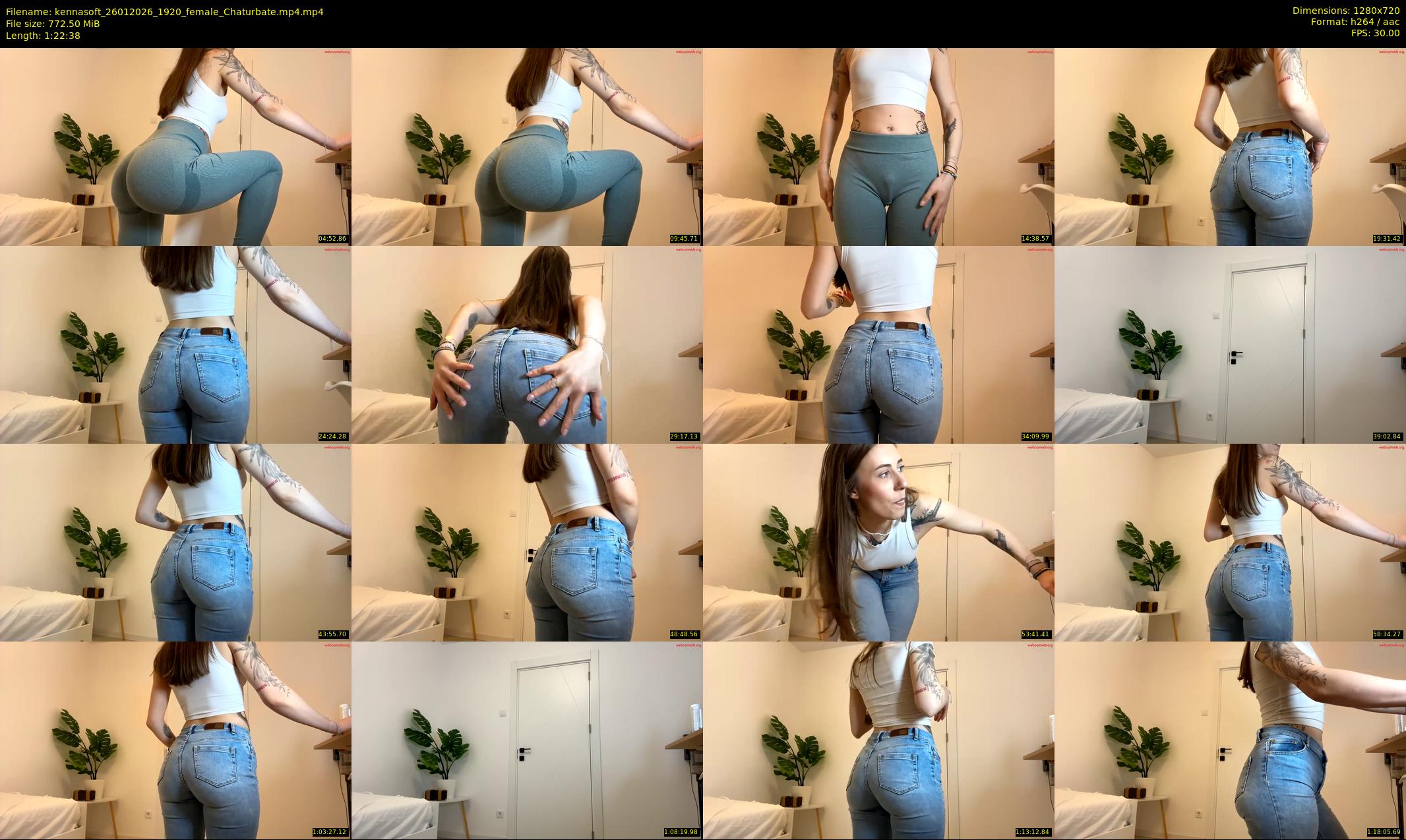 kennasoft — 83 minute Chaturbate female cam show recording, 720p, Jan 26, 2026