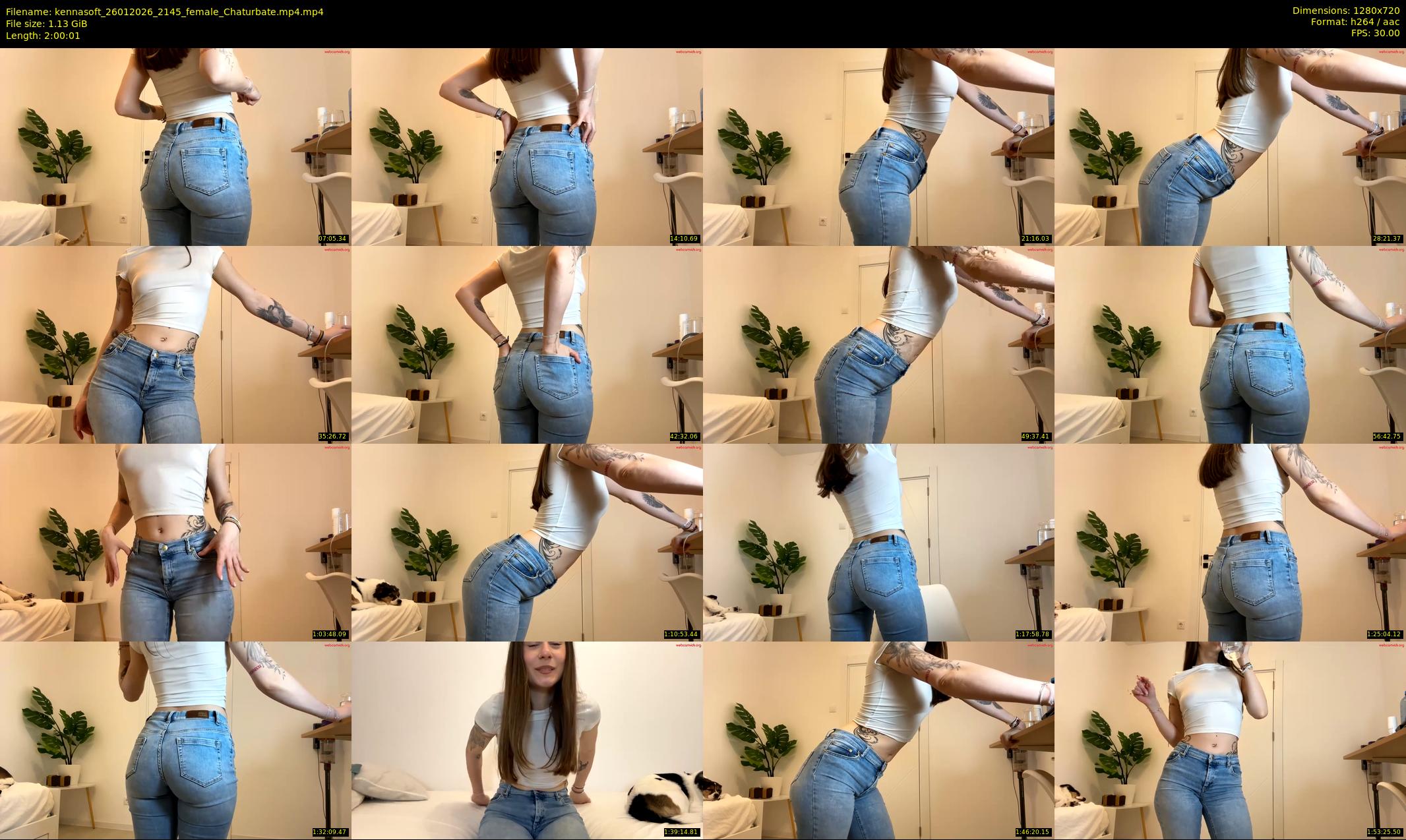 kennasoft — 121 minute Chaturbate female cam show recording, 720p, Jan 26, 2026