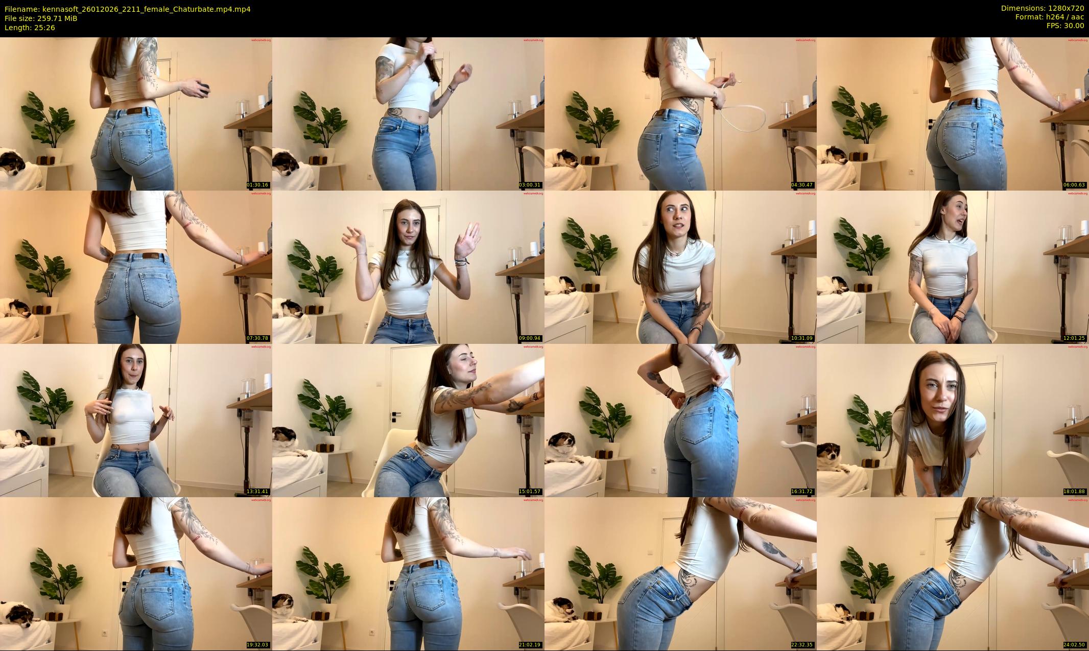 kennasoft — 26 minute Chaturbate female cam show recording, 720p, Jan 26, 2026