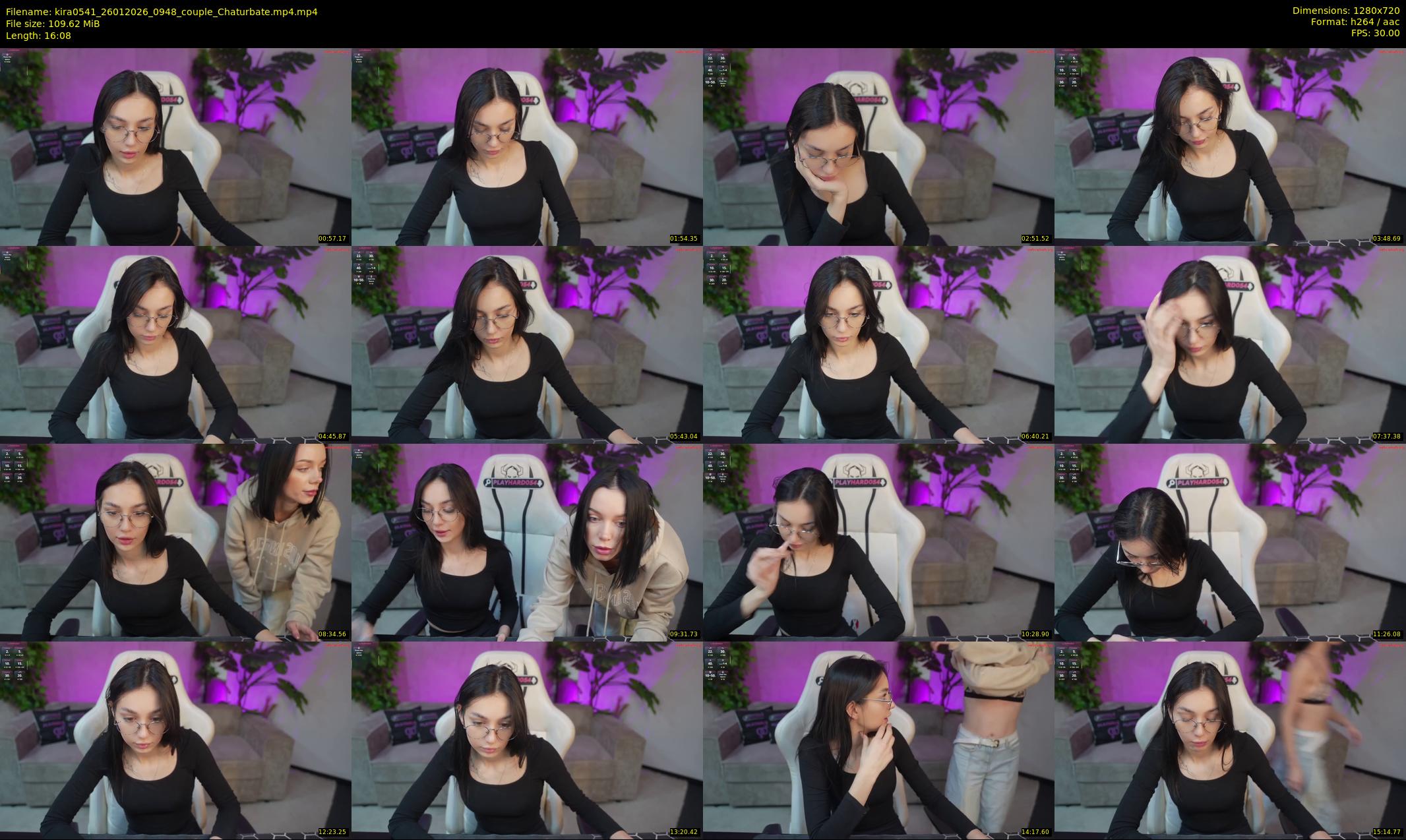 kira0541 — 17 minute Chaturbate couple cam show recording, 720p, Jan 26, 2026