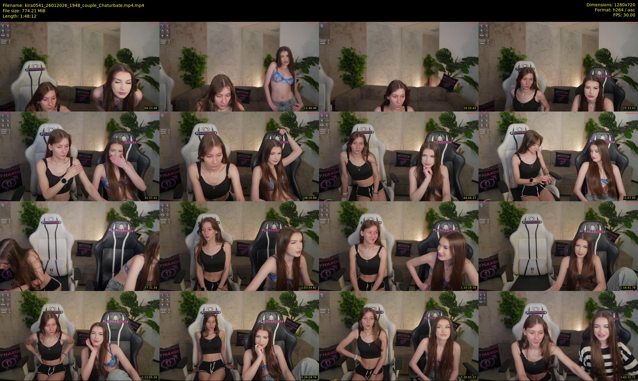 kira0541 — 109 minute Chaturbate couple cam show recording, 720p, Jan 26, 2026