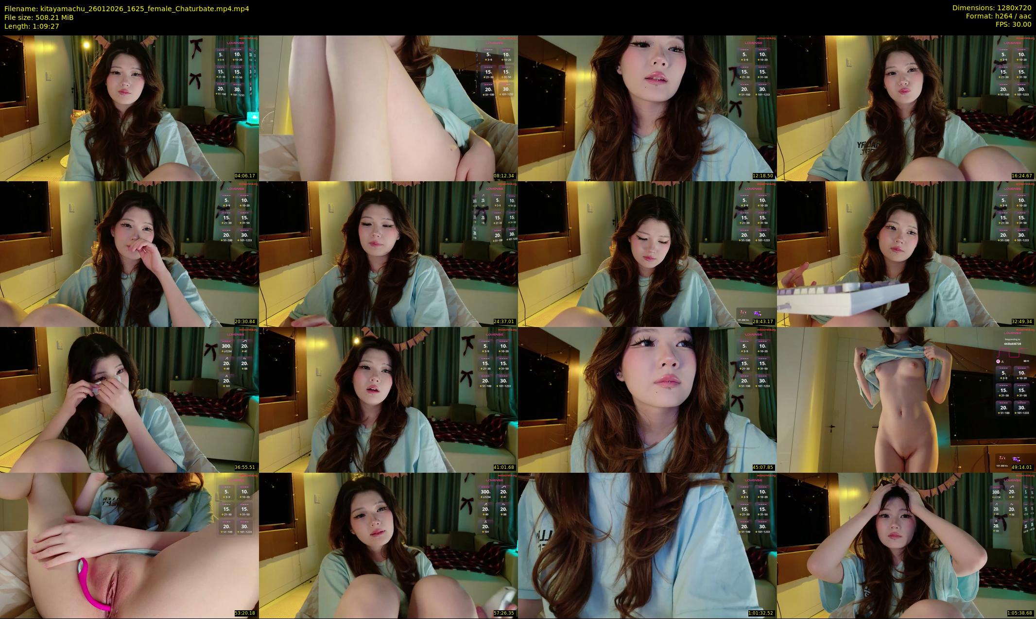kitayamachu — 70 minute Chaturbate female cam show recording, 720p, Jan 26, 2026
