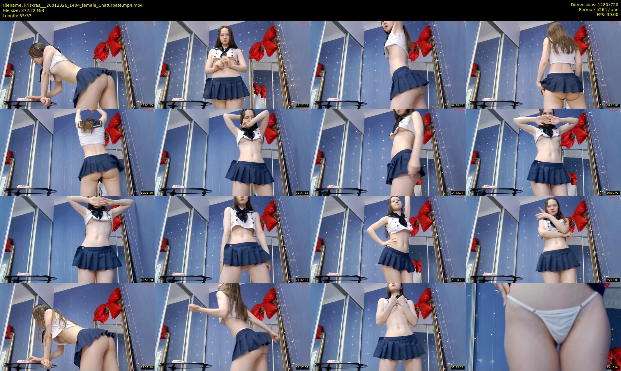 kriskras__ — 36 minute Chaturbate female cam show recording, 720p, Jan 26, 2026