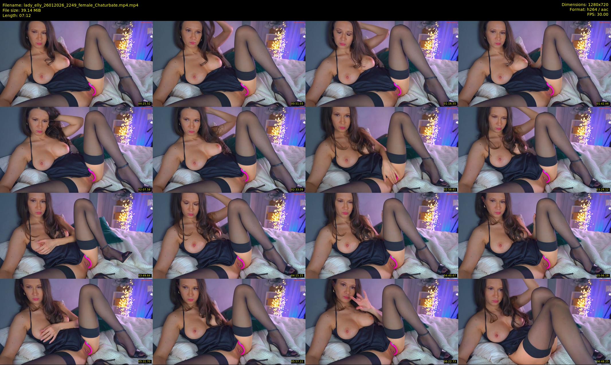 lady_elly — 8 minute Chaturbate female cam show recording, 720p, Jan 26, 2026
