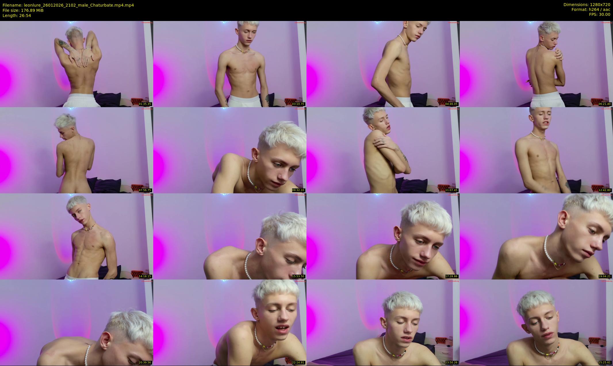 leonlure — 27 minute Chaturbate male cam show recording, 720p, Jan 26, 2026