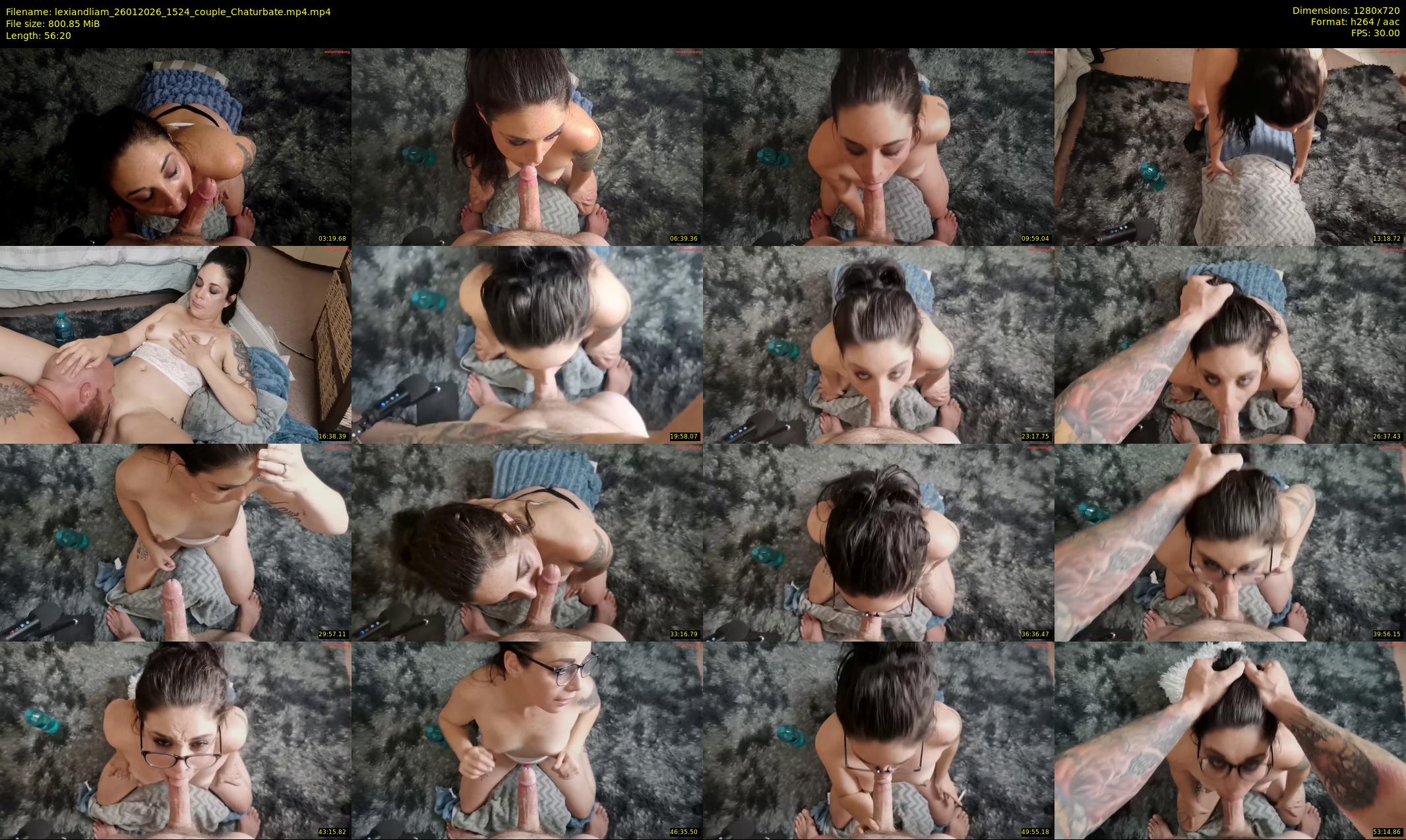 lexiandliam — 57 minute Chaturbate couple cam show recording, 720p, Jan 26, 2026