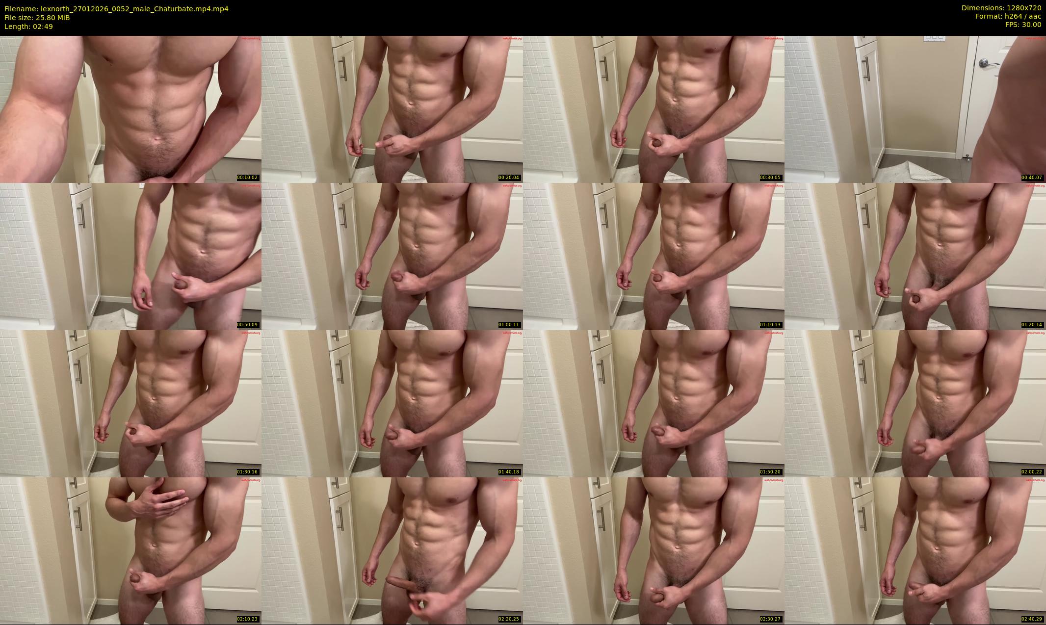 lexnorth — 3 minute Chaturbate male cam show recording, 720p, Jan 27, 2026