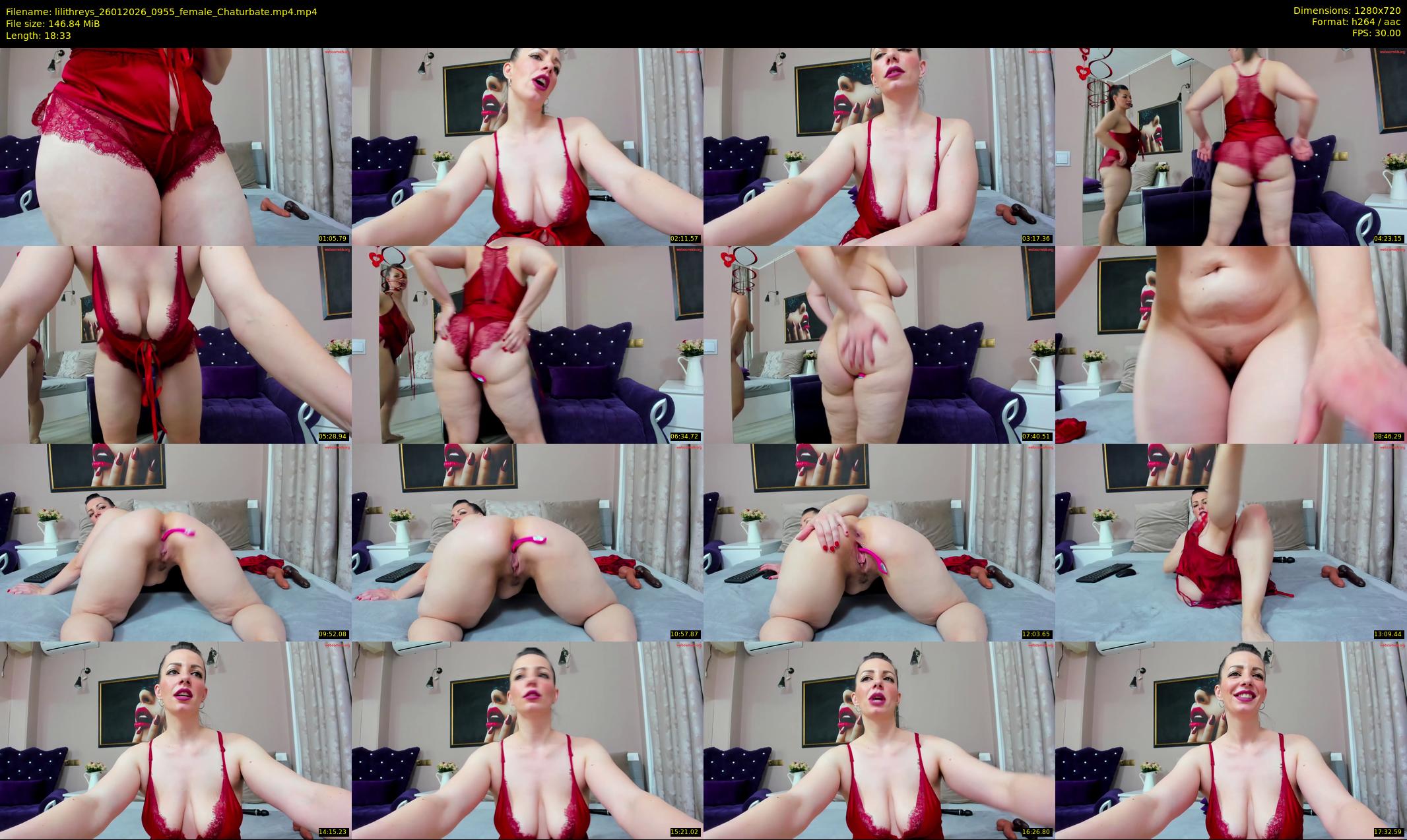 lilithreys — 19 minute Chaturbate female cam show recording, 720p, Jan 26, 2026